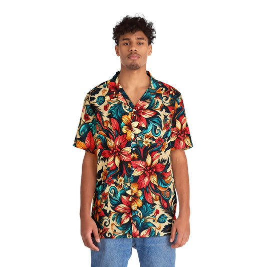 Juicy Clams Men's Hawaiian Shirt (1057)