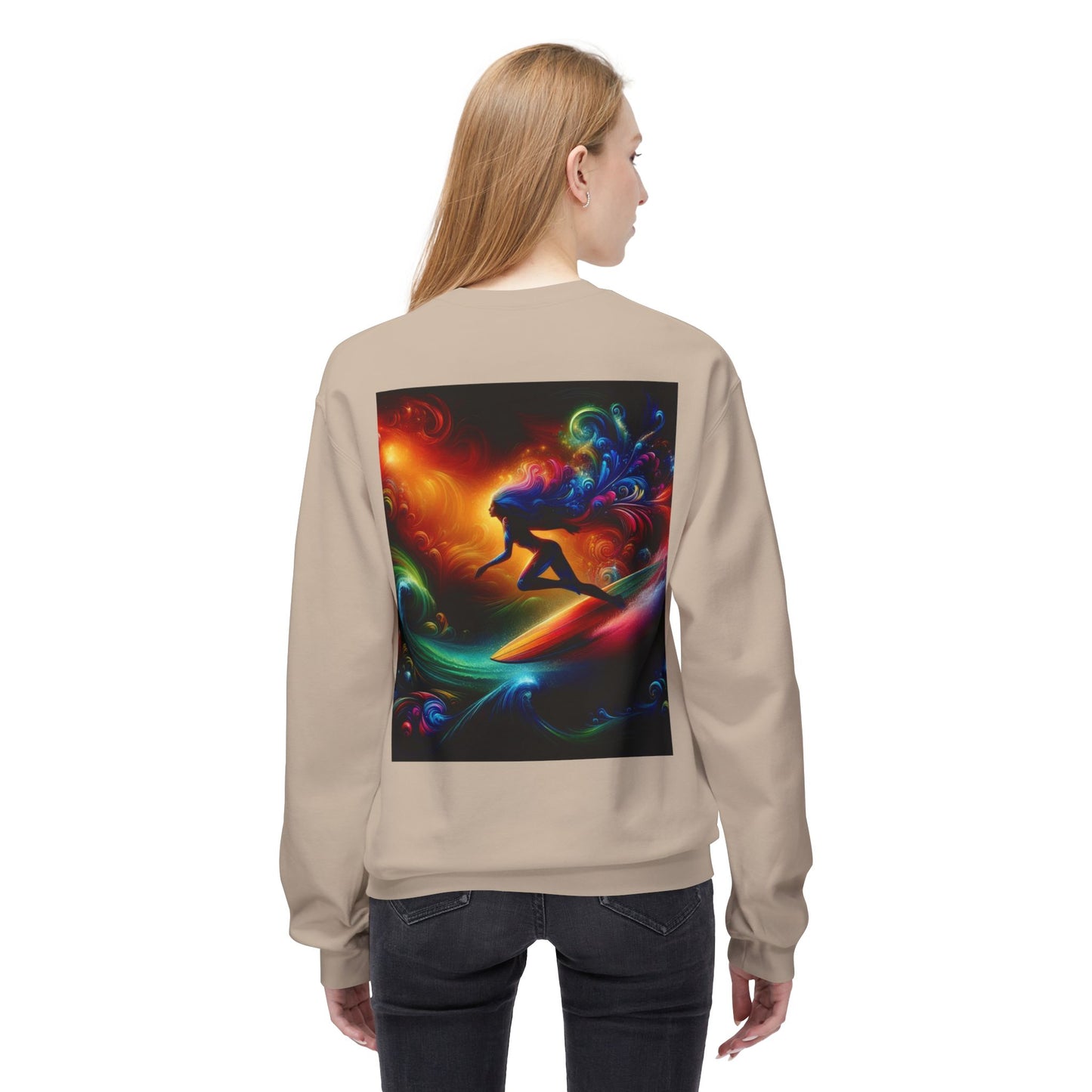 Juicy Clams Unisex Midweight Fleece Crewneck Sweatshirt (D011)