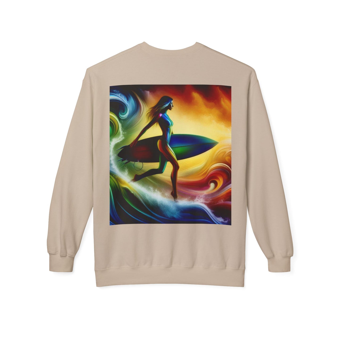 Juicy Clams Unisex Midweight Fleece Crewneck Sweatshirt (D003)