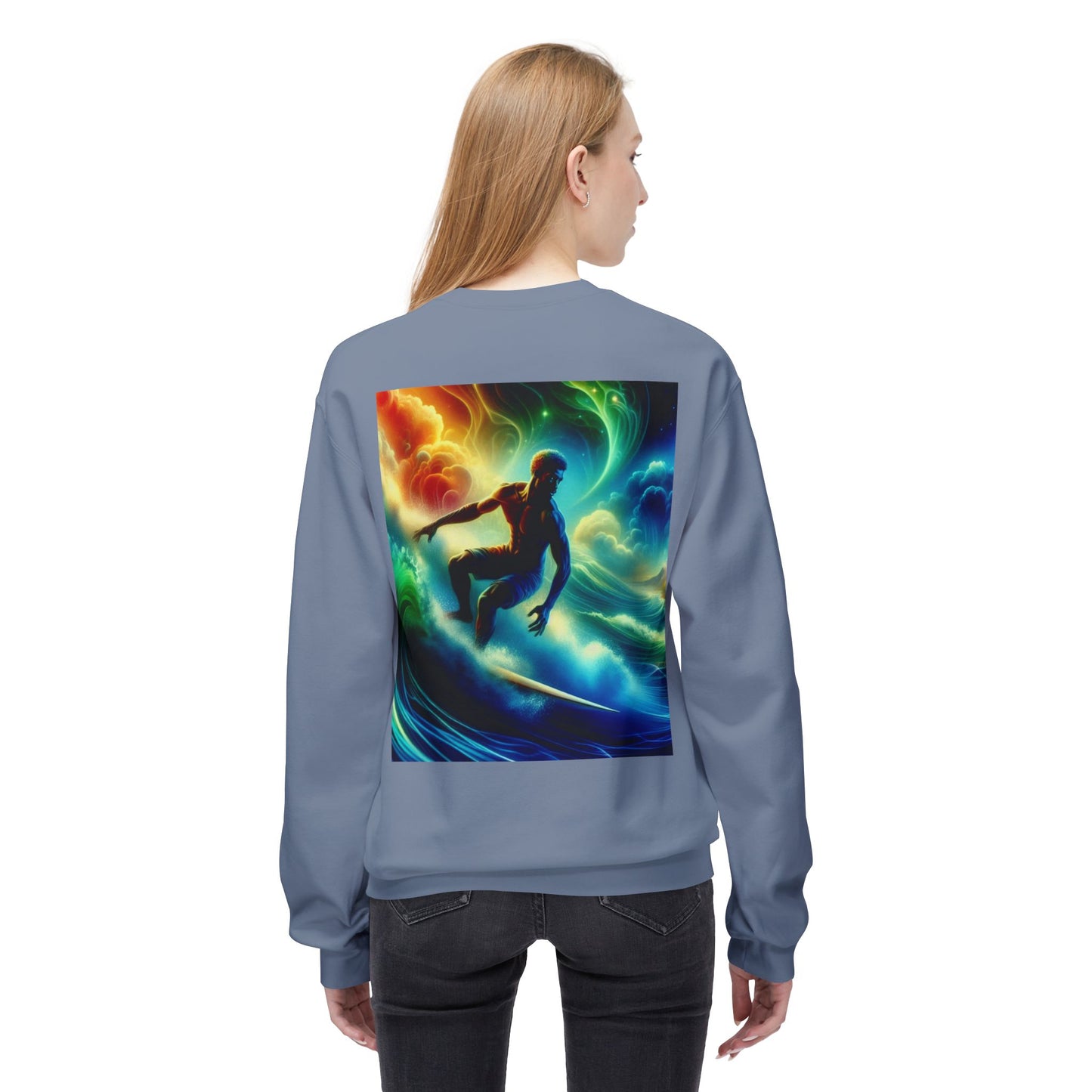 Juicy Clams Unisex Midweight Fleece Crewneck Sweatshirt (D038)