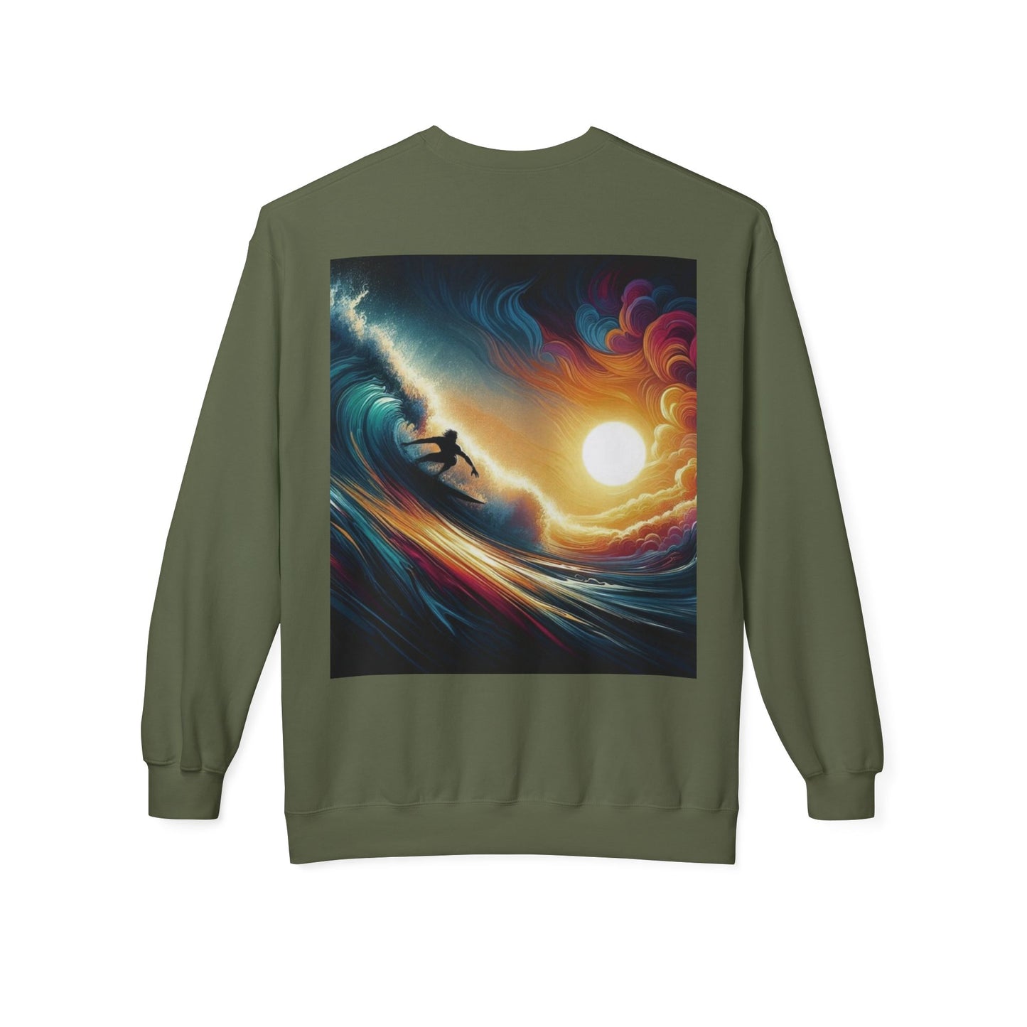 Juicy Clams Unisex Midweight Fleece Crewneck Sweatshirt (V037)