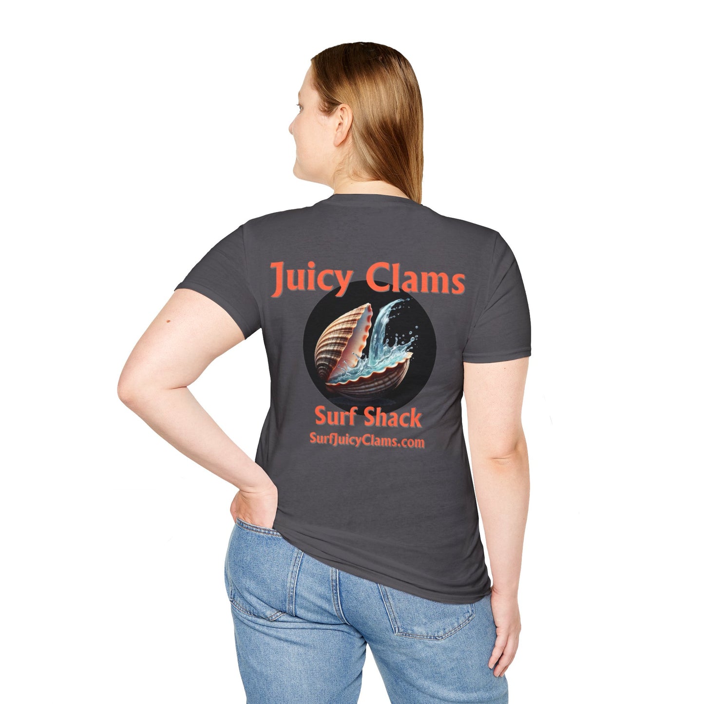 Juicy Clams Unisex Logo T-Shirt (L007)