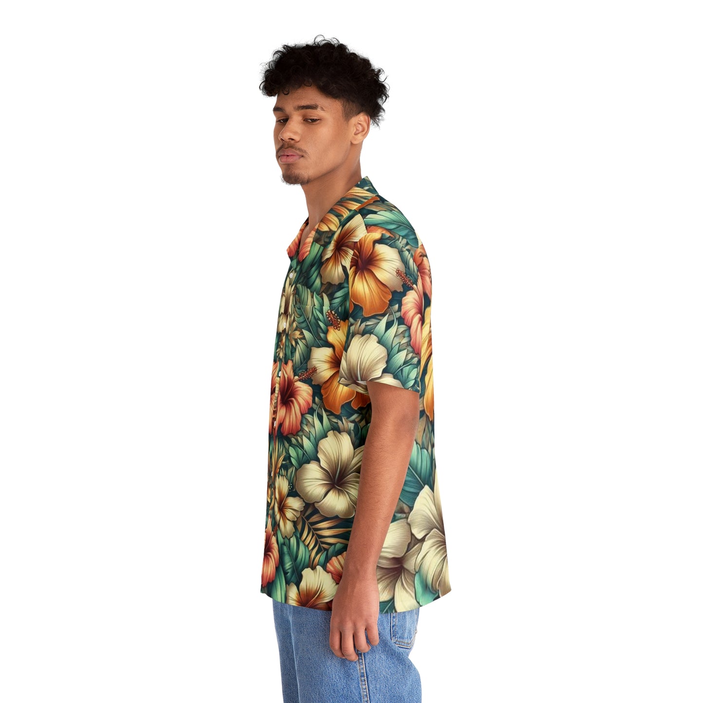 Juicy Clams Men's Hawaiian Shirt (1084)