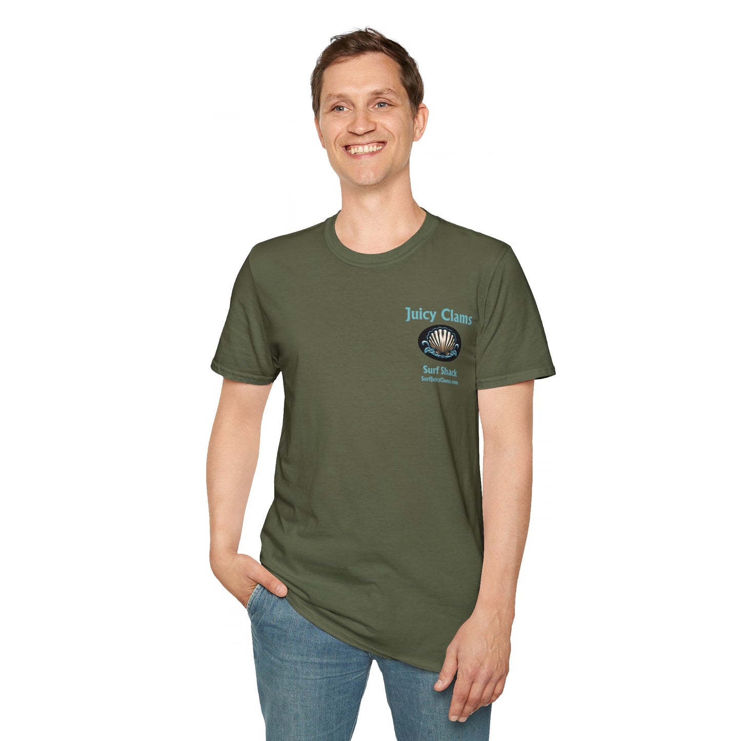 Juicy Clams Unisex Logo T-Shirt (L003)