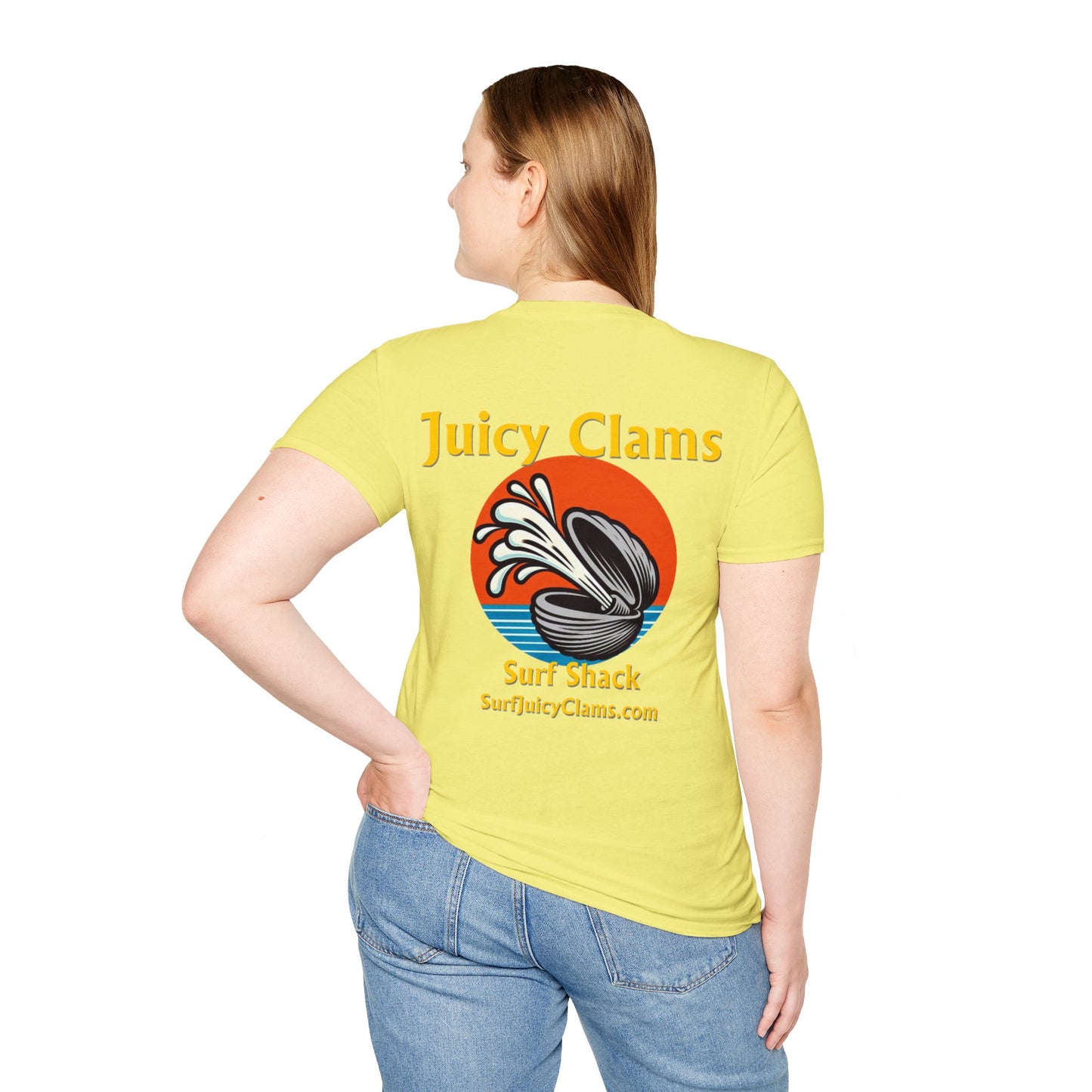 Juicy Clams Unisex Logo T-Shirt (L005)