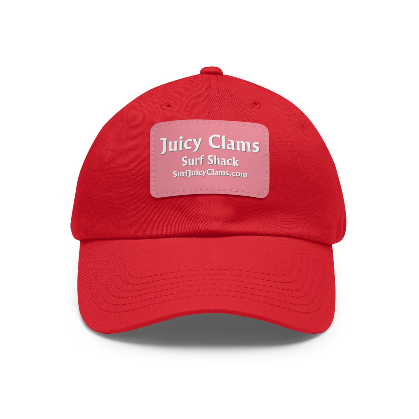 Juicy Clams Ball Cap with Pink Patch