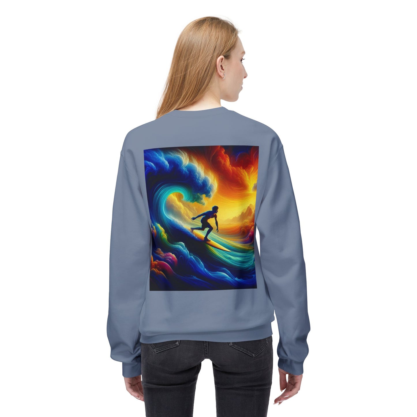 Juicy Clams Unisex Midweight Fleece Crewneck Sweatshirt (D014)