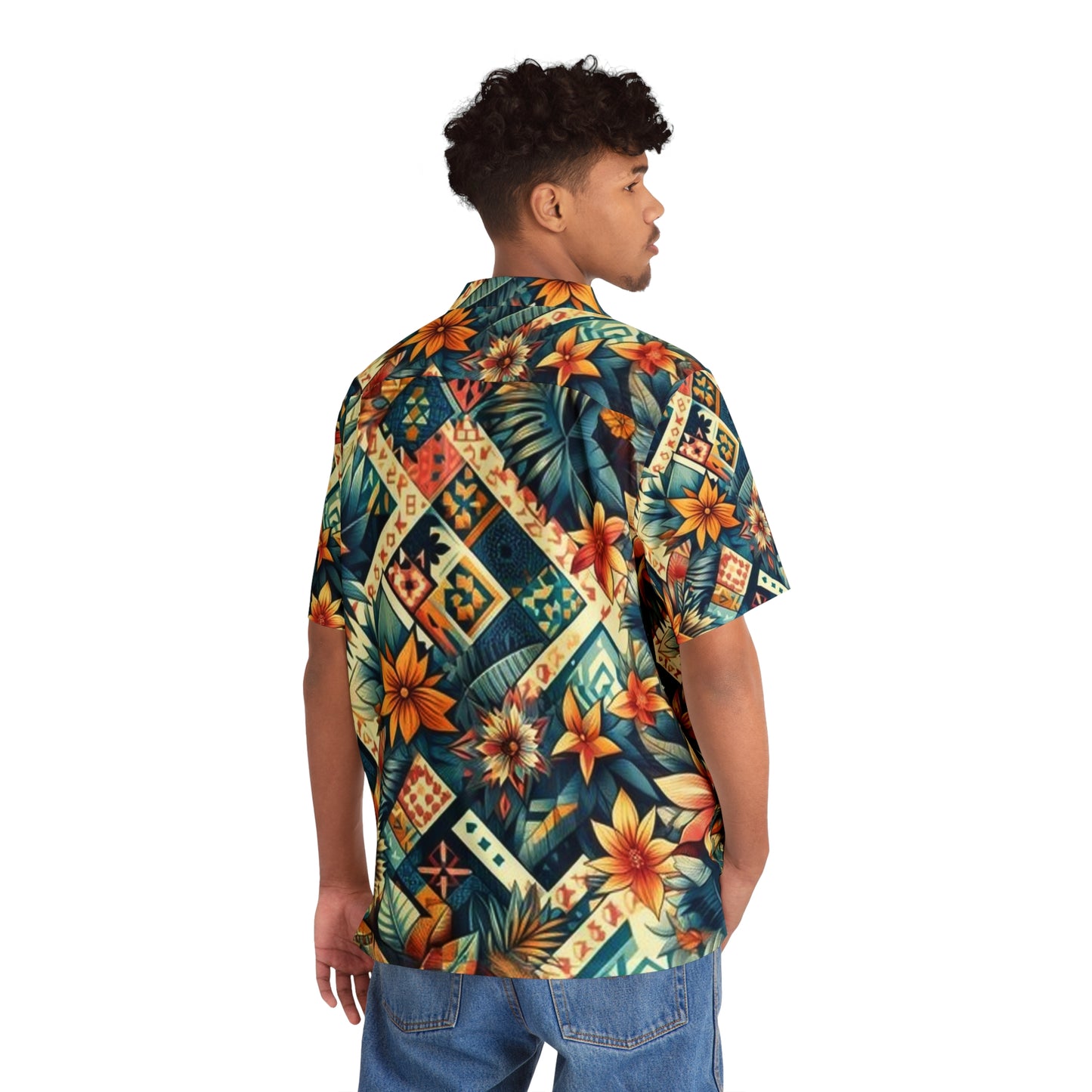 Juicy Clams Men's Hawaiian Shirt (1019)