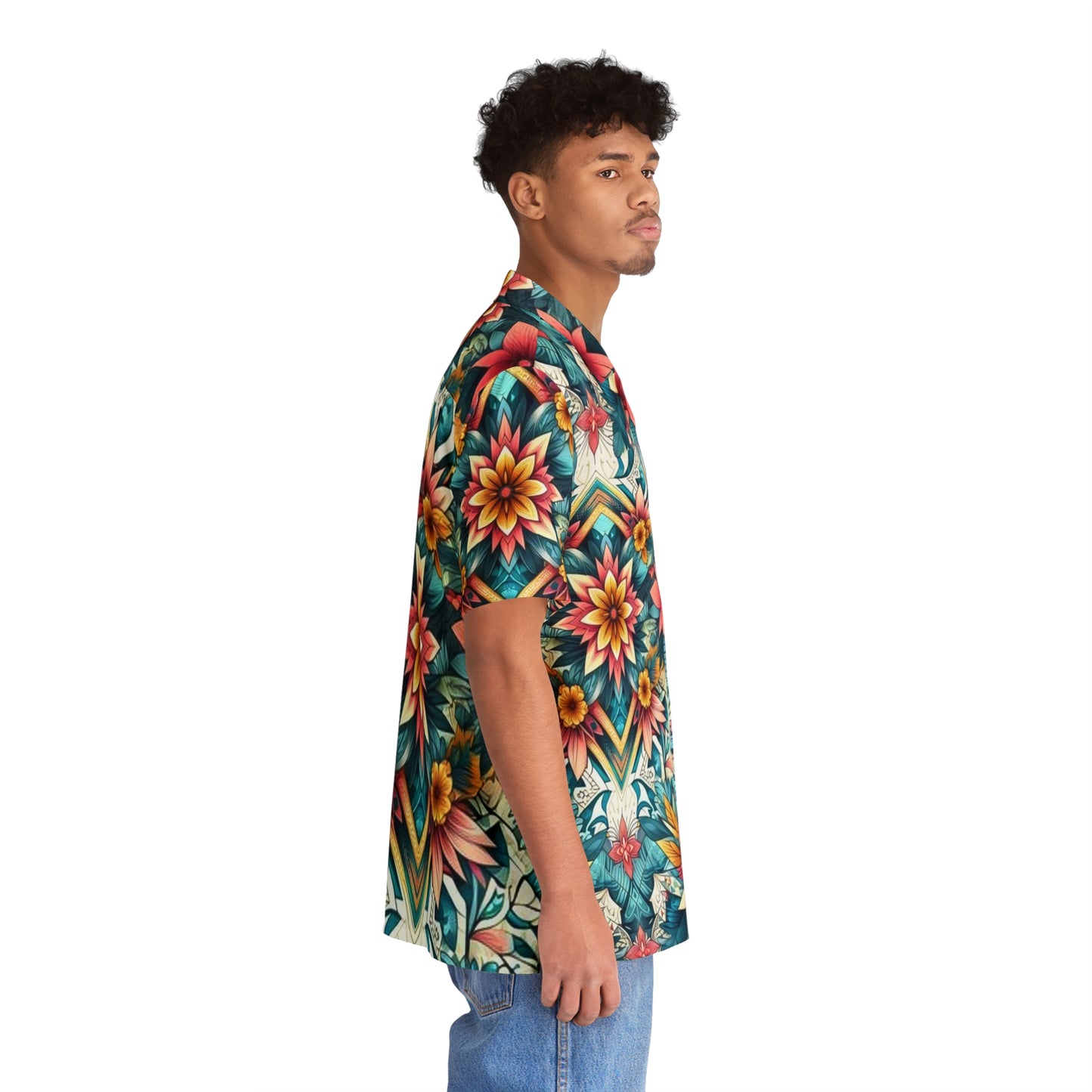 Juicy Clams Men's Hawaiian Shirt (1026)