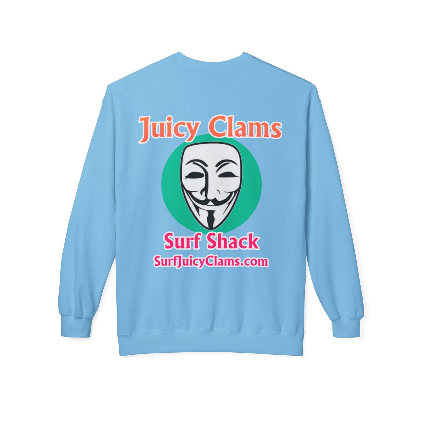 Juicy Clams Unisex Midweight Fleece Crewneck Sweatshirt (L030)