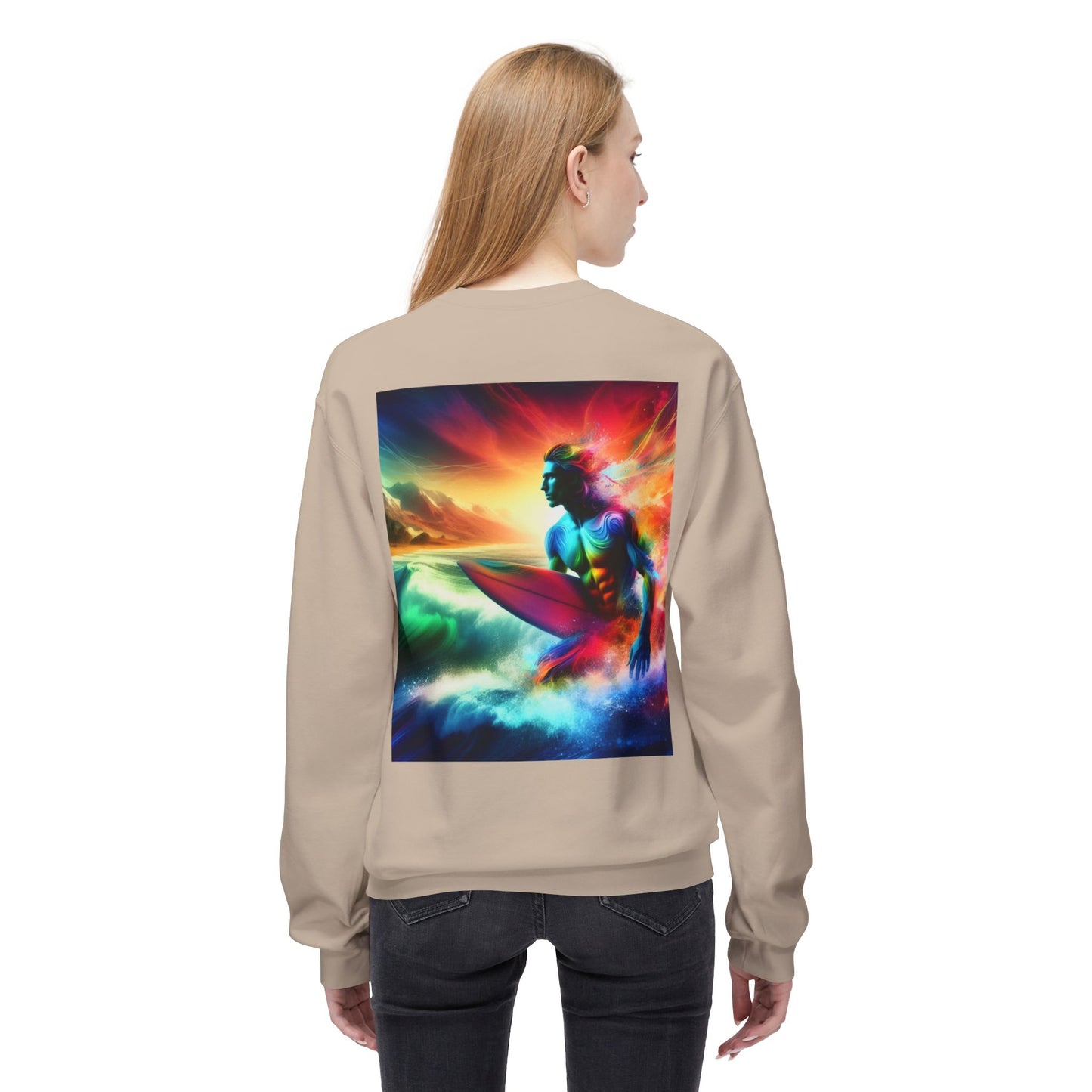 Juicy Clams Unisex Midweight Fleece Crewneck Sweatshirt (D002)