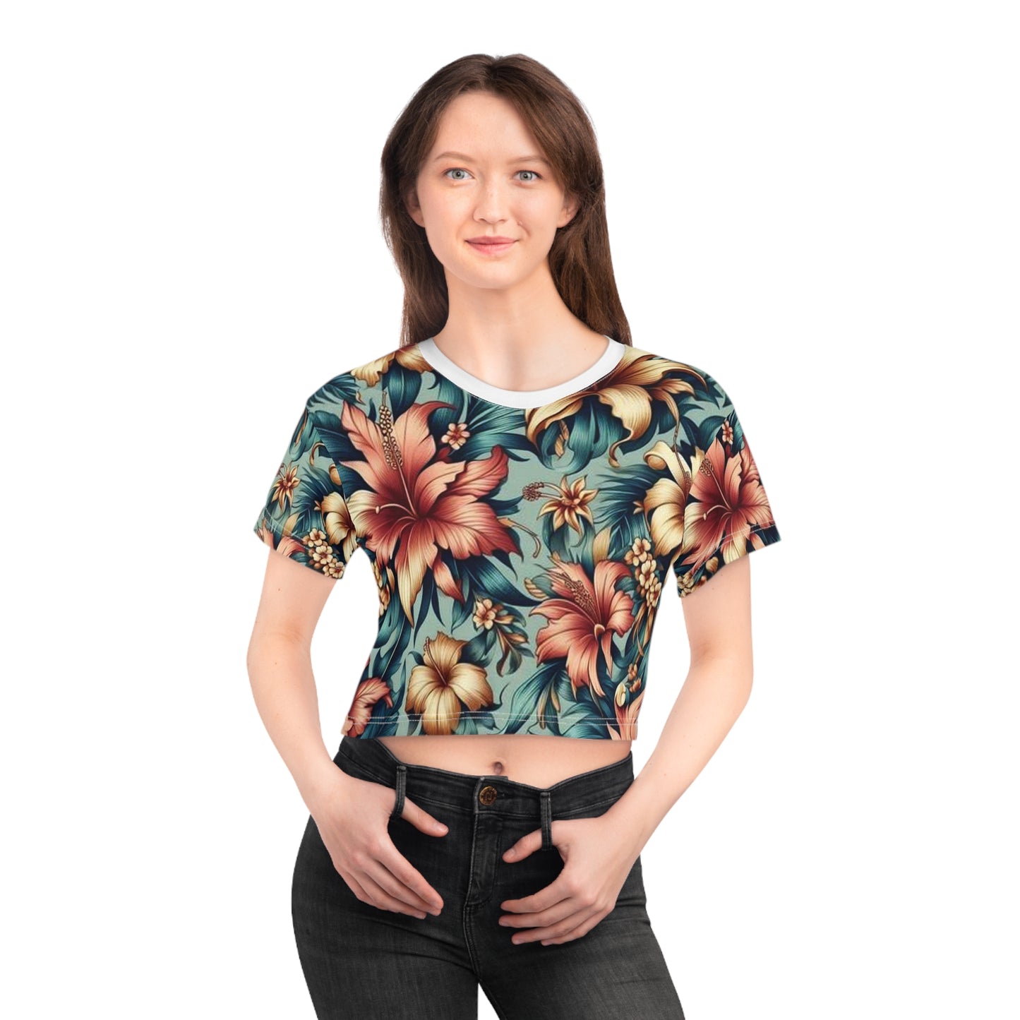 Juicy Clams Crop Top Tee (H083)