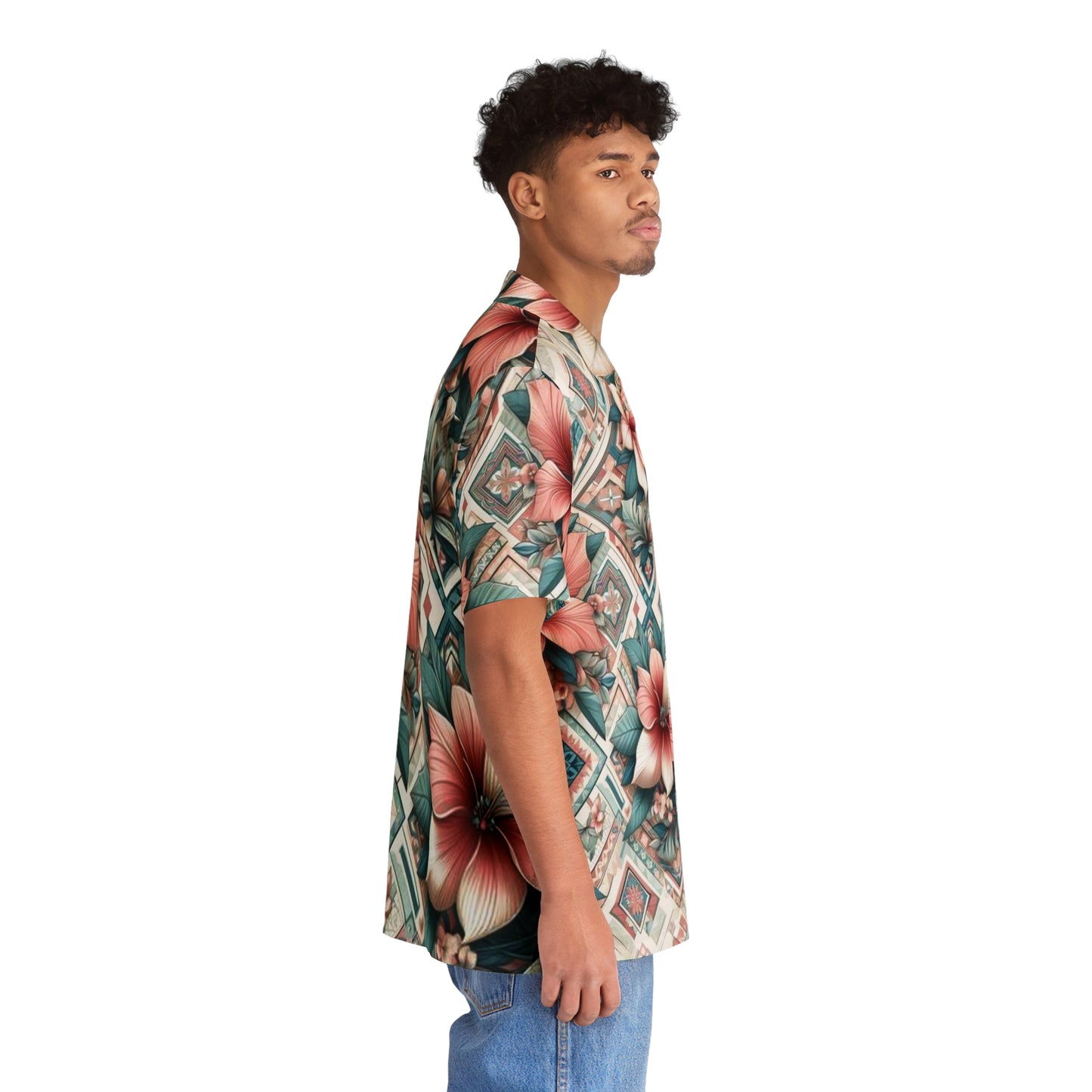 Juicy Clams Men's Hawaiian Shirt (1165)