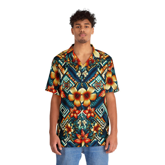 Juicy Clams Men's Hawaiian Shirt (1074)