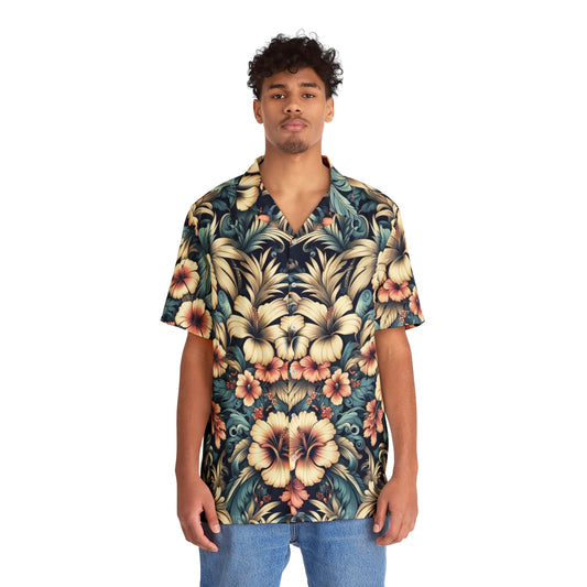 Juicy Clams Men's Hawaiian Shirt (1126)