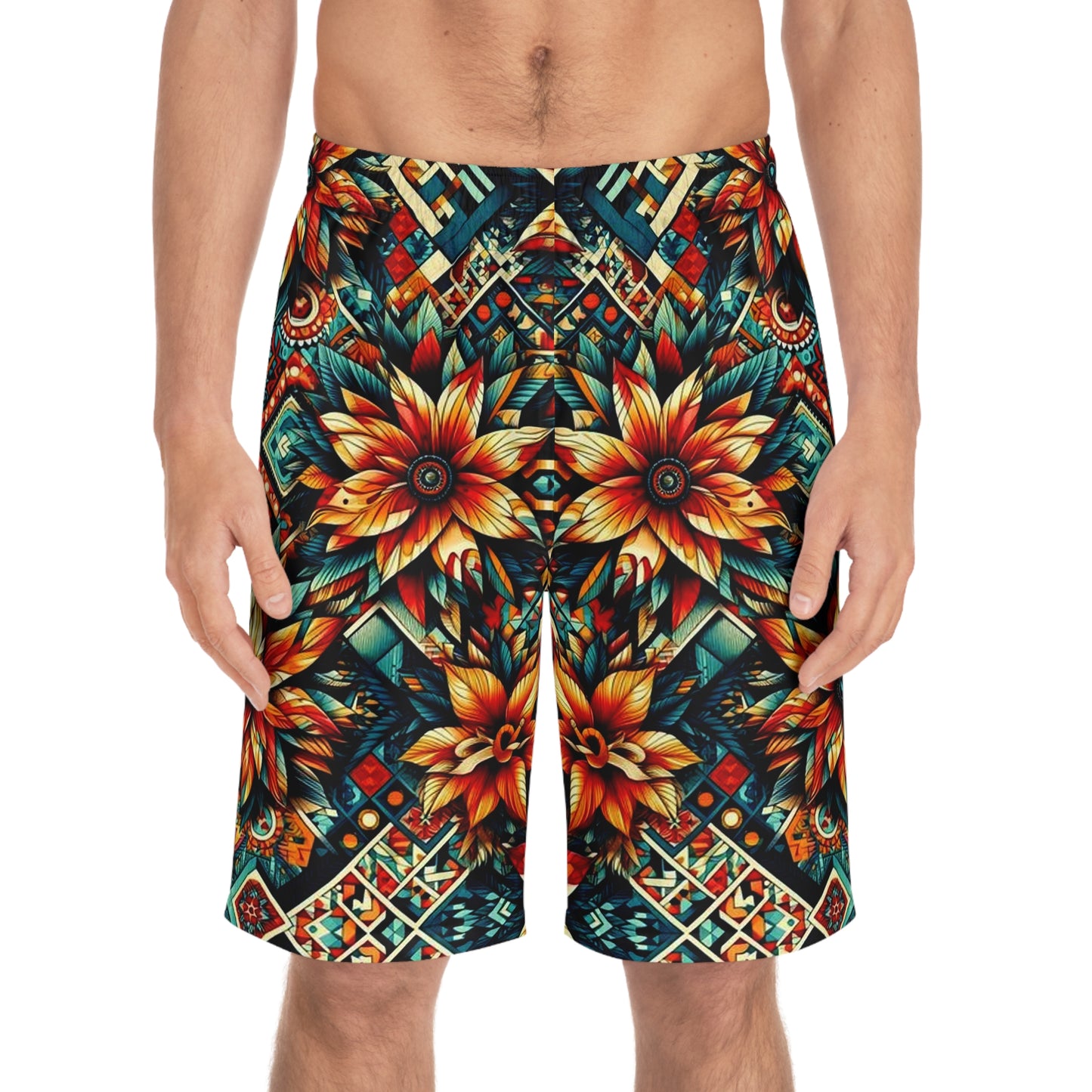 Juicy Clams Men's Board Shorts (H069)