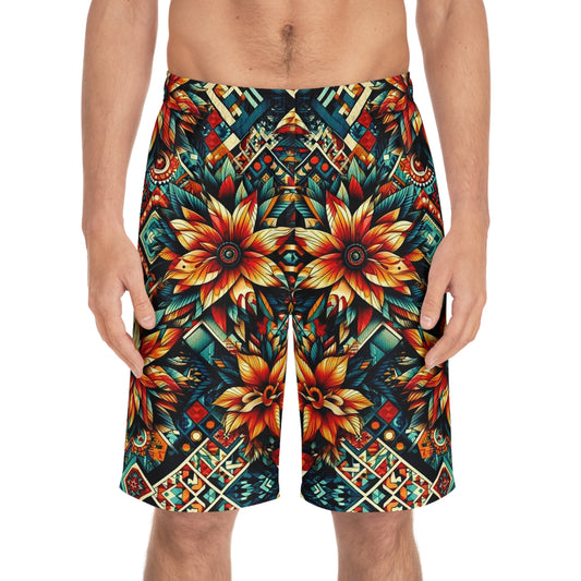 Juicy Clams Men's Board Shorts (H069)