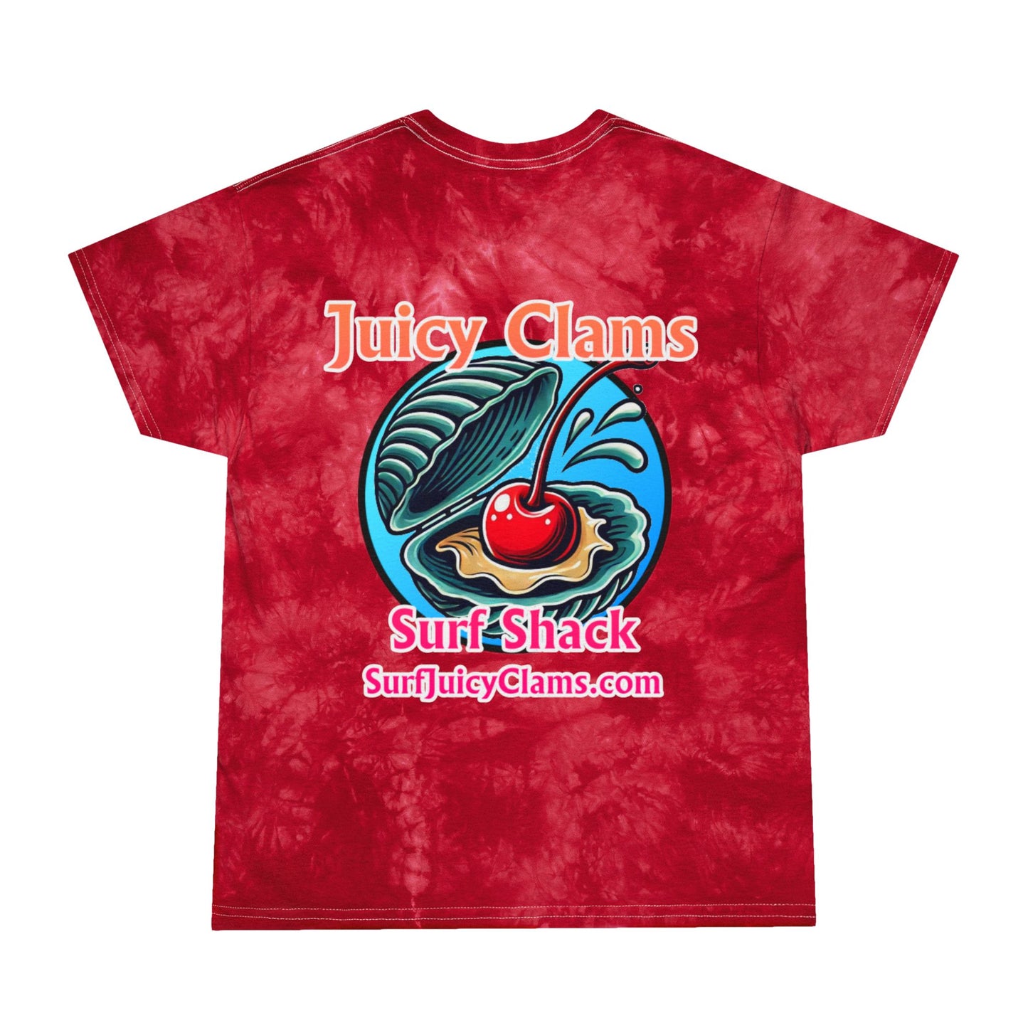 Juicy Clams Unisex Logo Crystal Tie-Dye T-Shirt (A003)