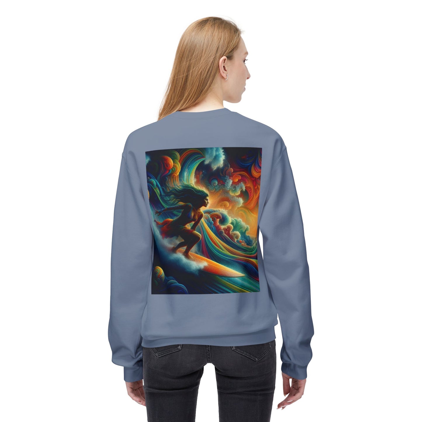 Juicy Clams Unisex Midweight Fleece Crewneck Sweatshirt (D016)