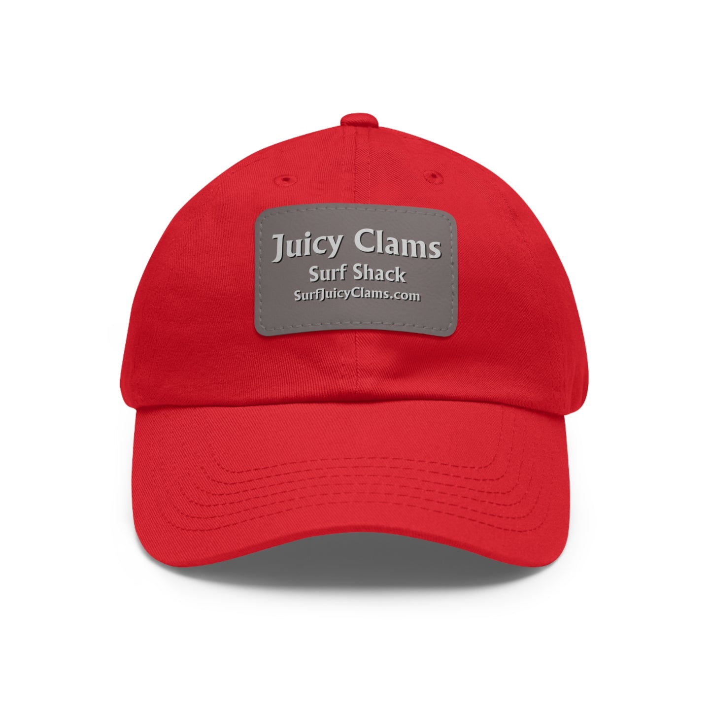 Juicy Clams Ball Cap with Grey Patch