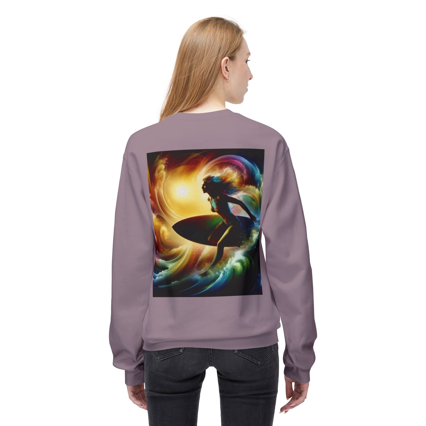 Juicy Clams Unisex Midweight Fleece Crewneck Sweatshirt (D008)