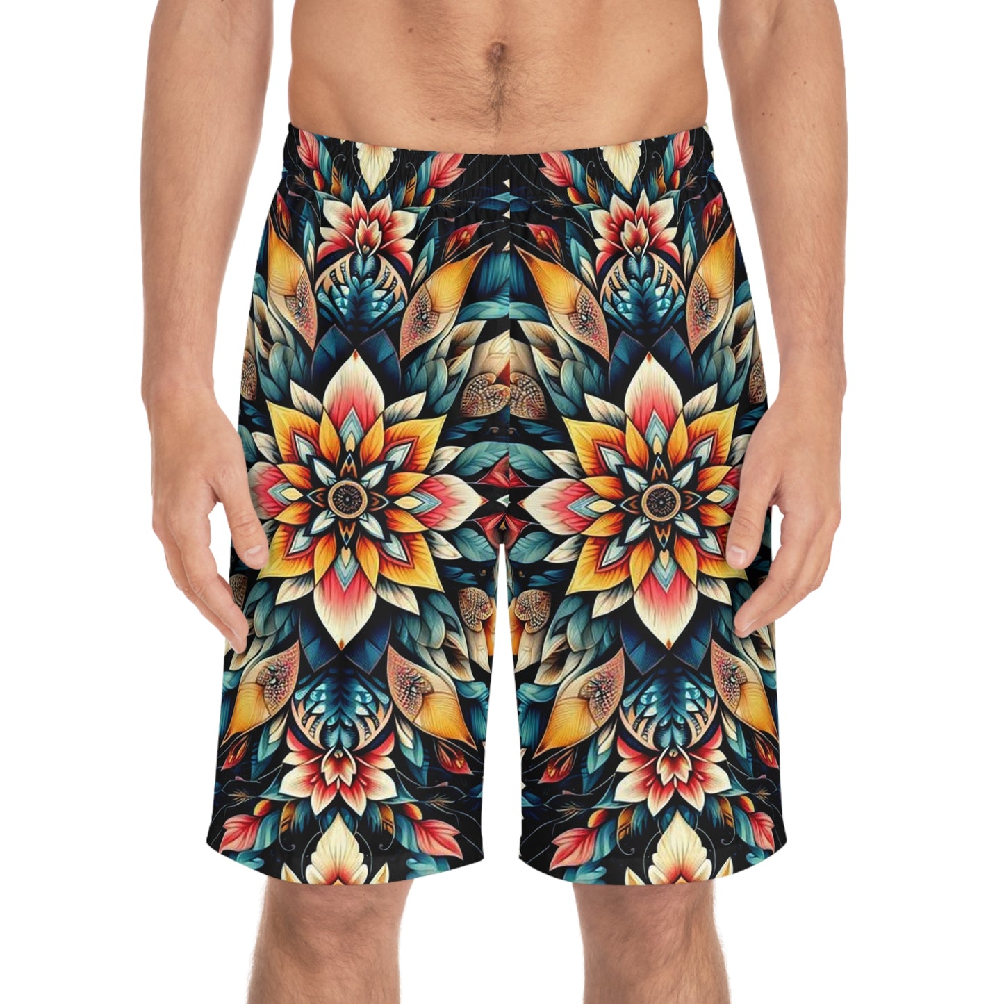 Juicy Clams Men's Board Shorts (H037)