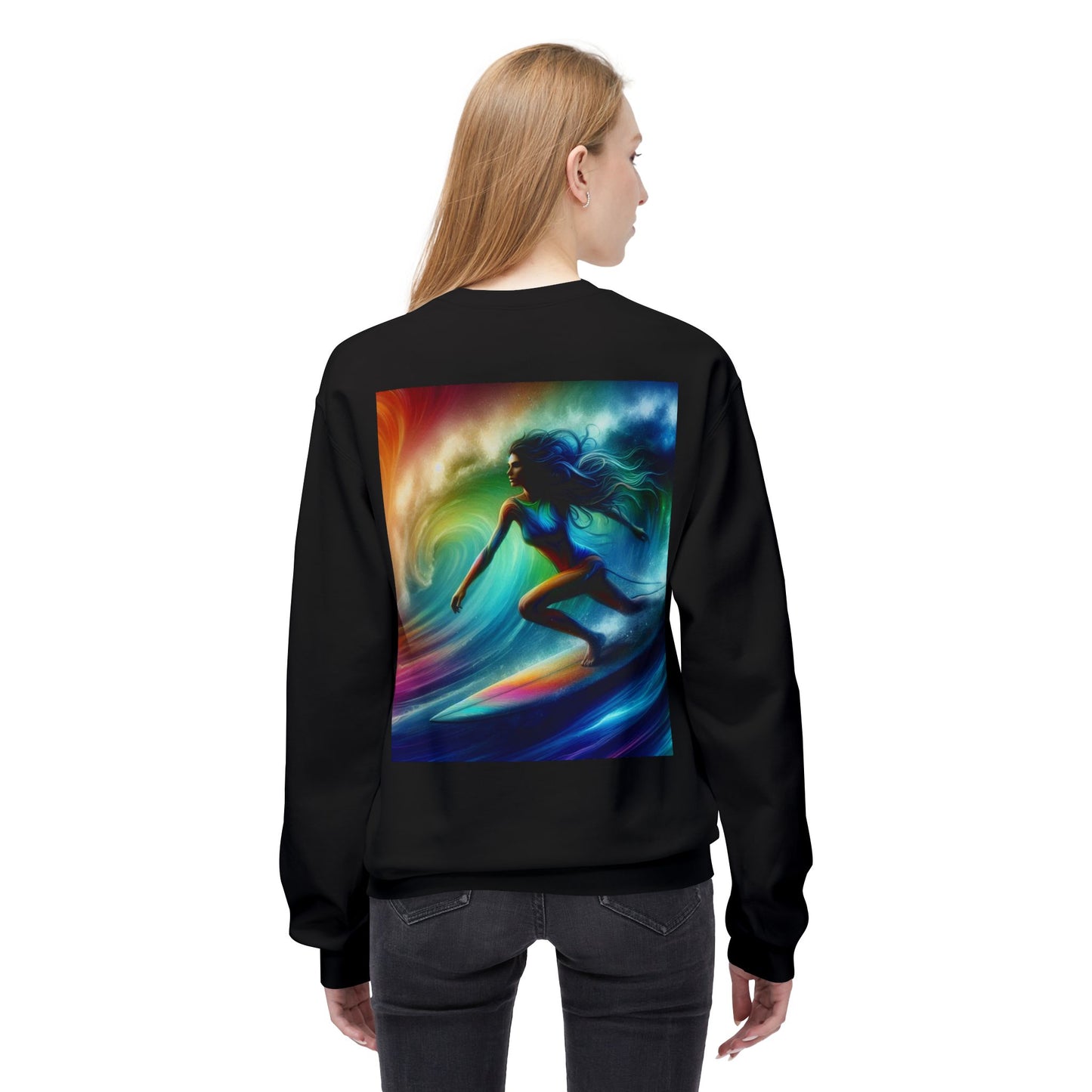 Juicy Clams Unisex Midweight Fleece Crewneck Sweatshirt (D036)