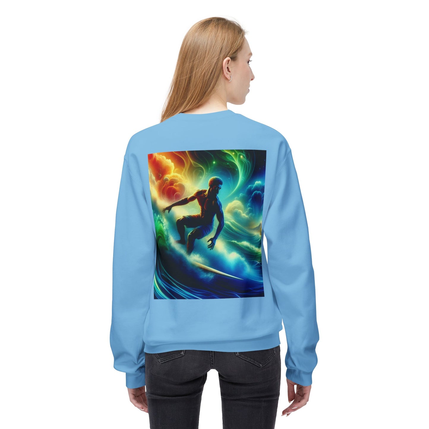 Juicy Clams Unisex Midweight Fleece Crewneck Sweatshirt (D038)