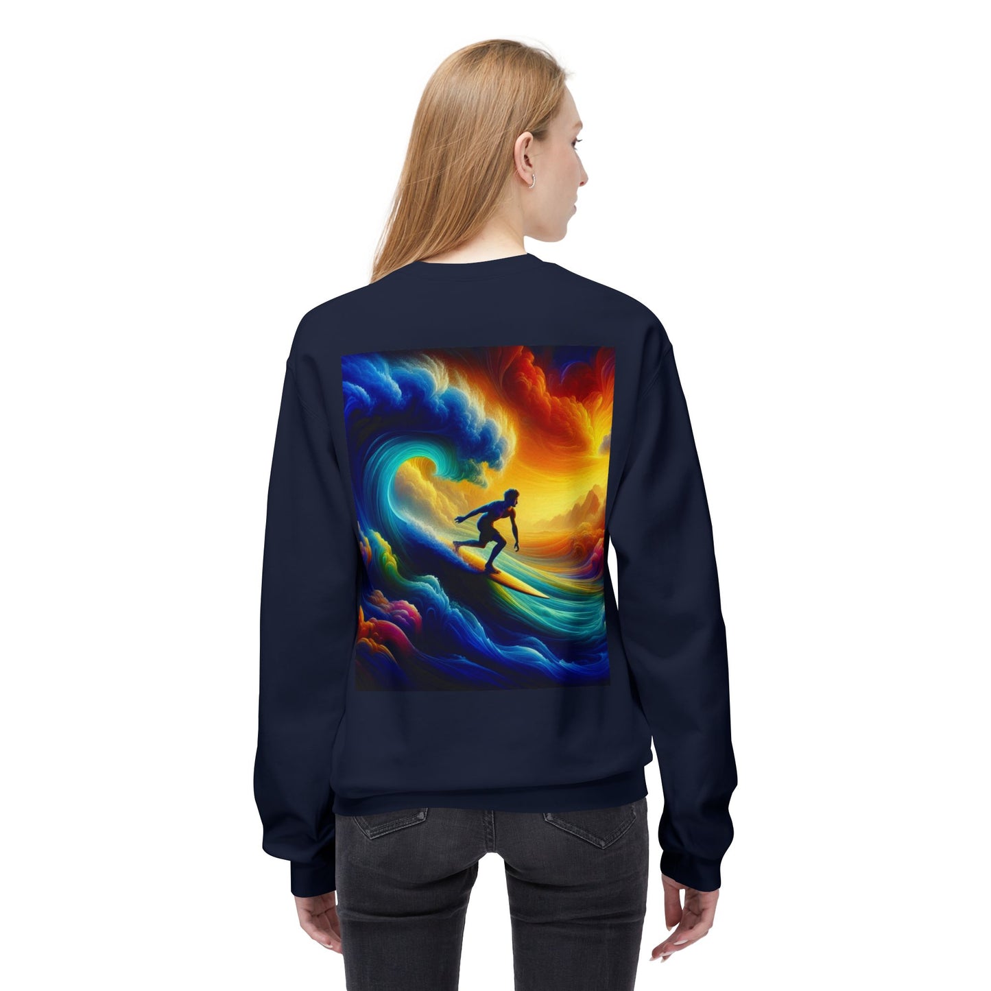 Juicy Clams Unisex Midweight Fleece Crewneck Sweatshirt (D014)