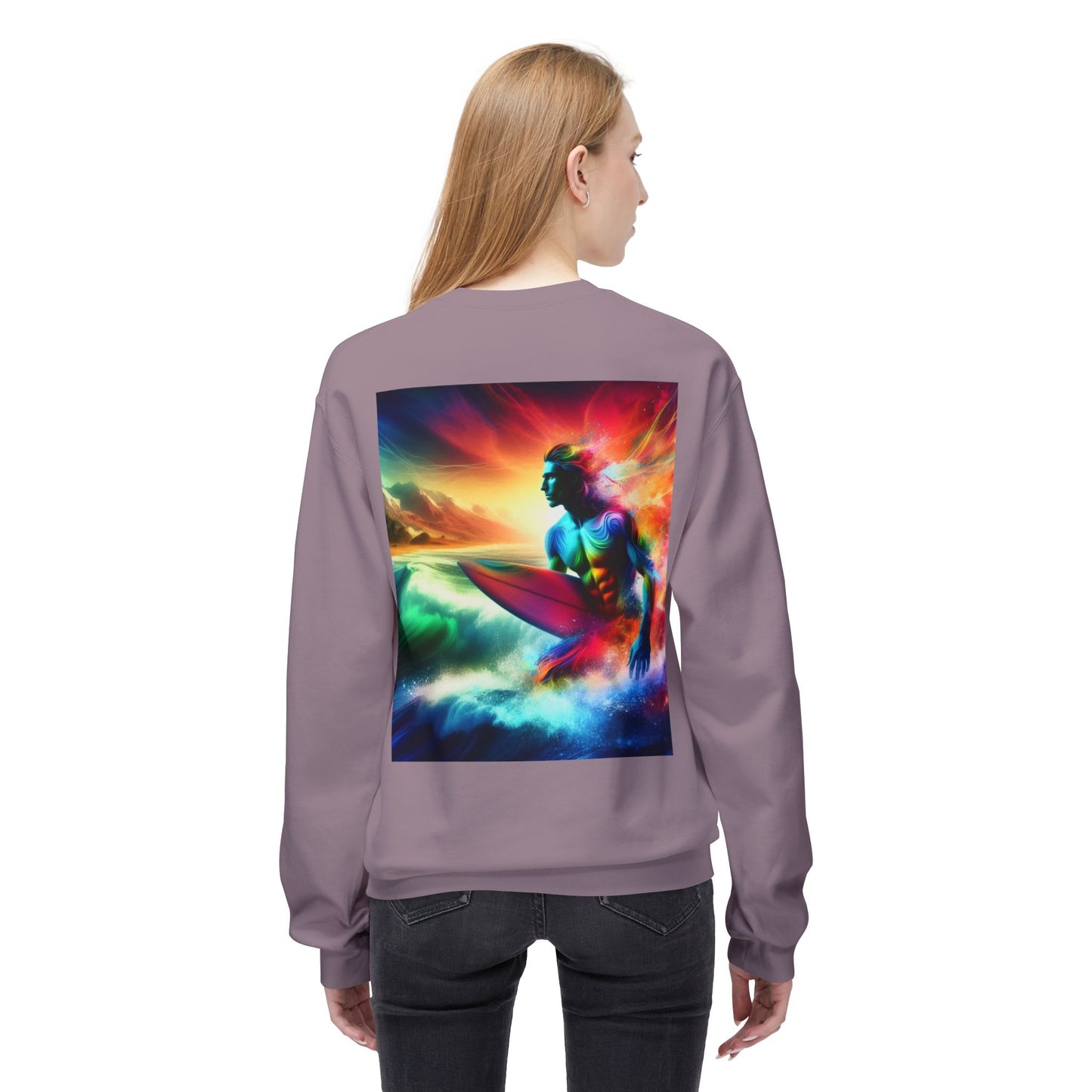 Juicy Clams Unisex Midweight Fleece Crewneck Sweatshirt (D002)