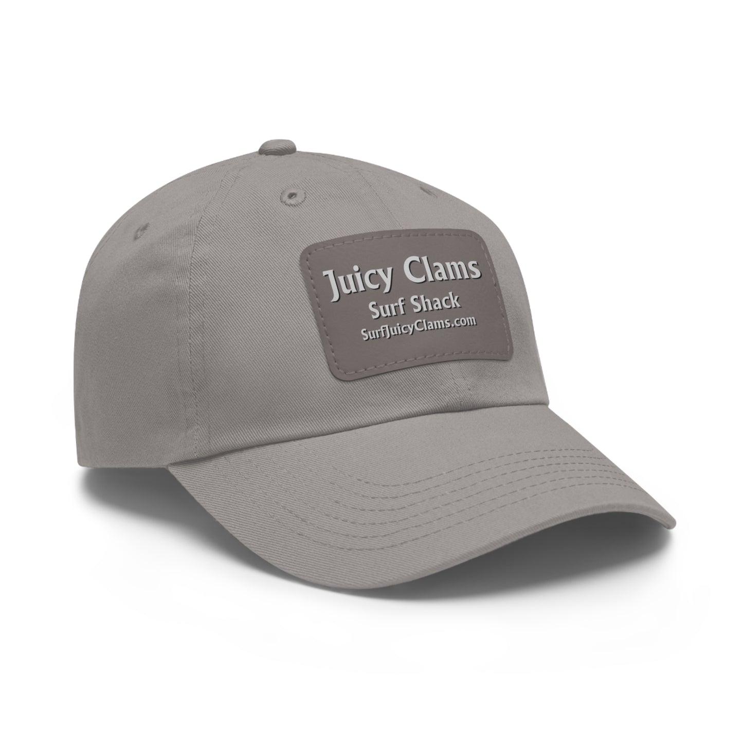 Juicy Clams Ball Cap with Grey Patch