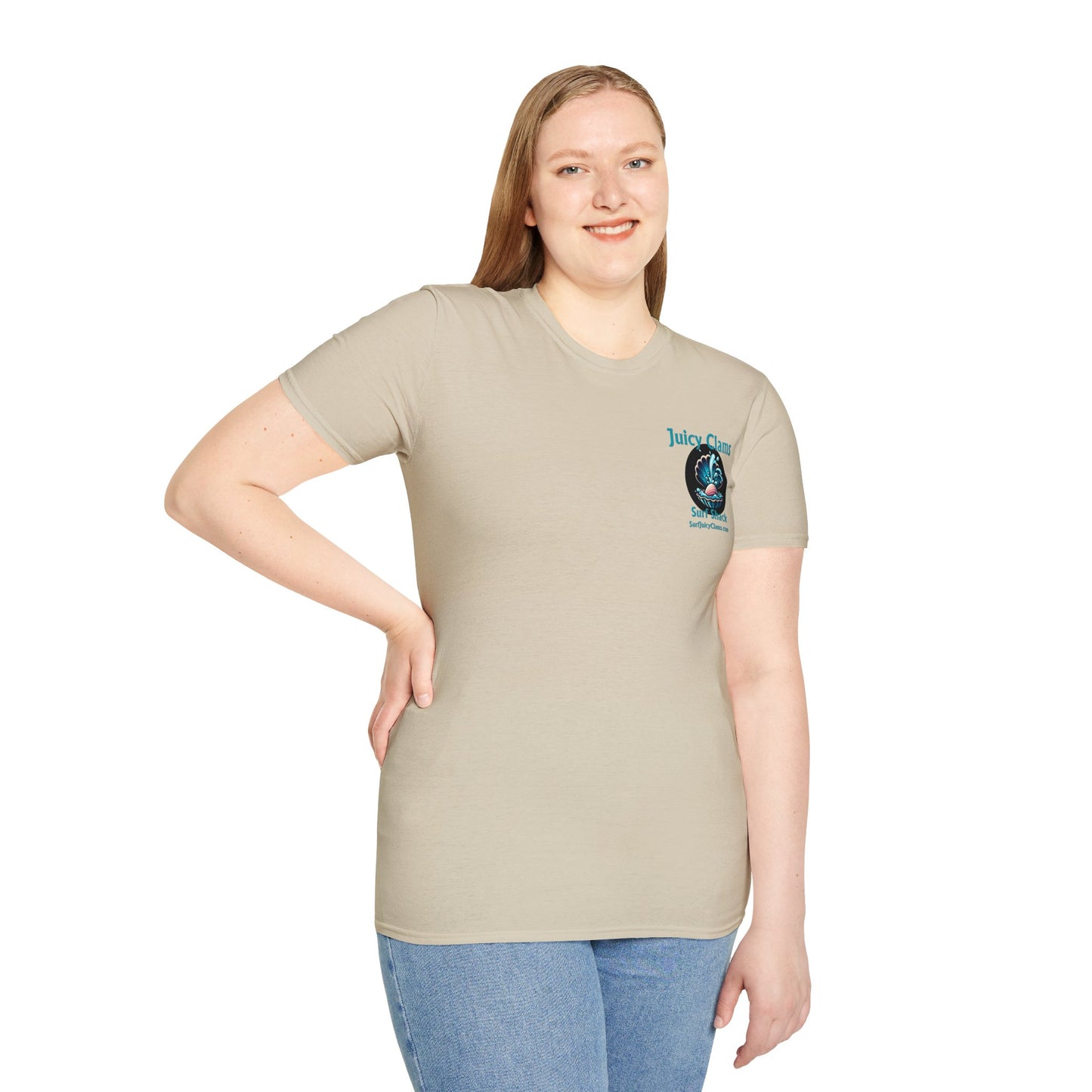 Juicy Clams Unisex Logo T-Shirt (L004)