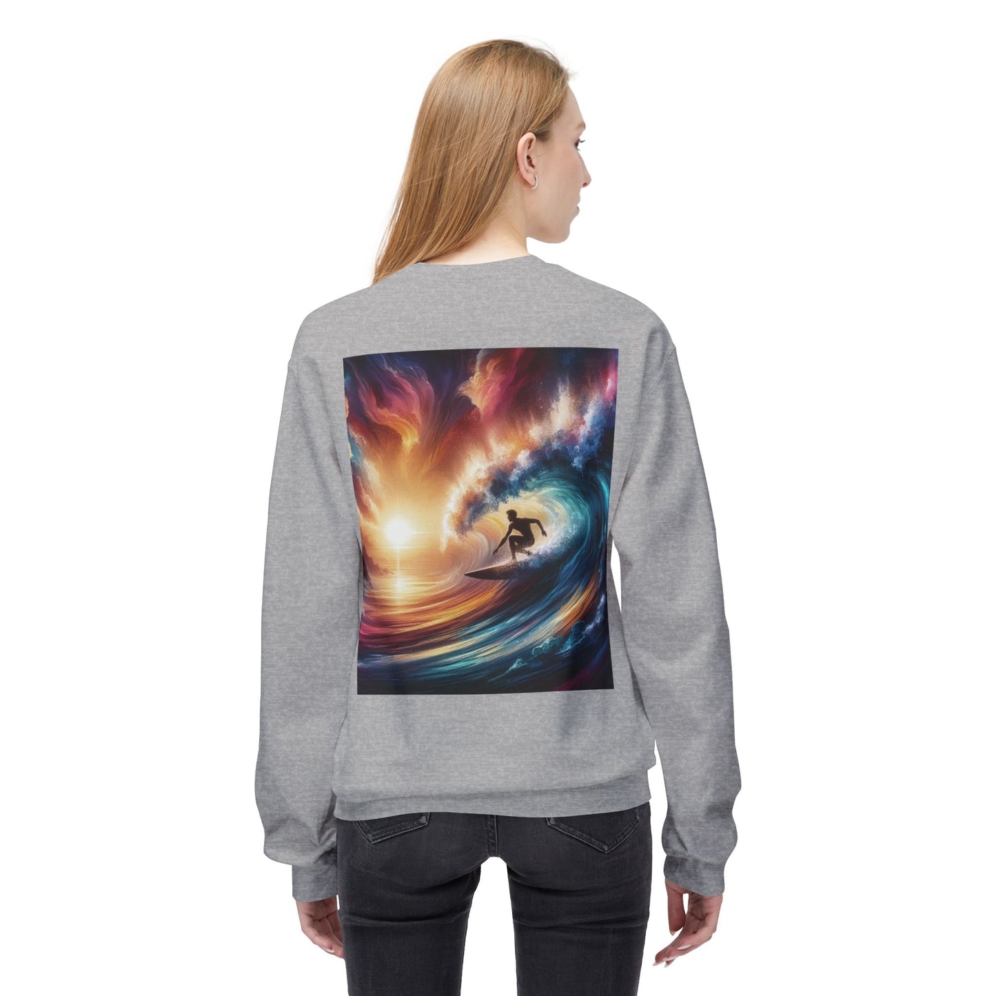 Juicy Clams Unisex Midweight Fleece Crewneck Sweatshirt (V039)