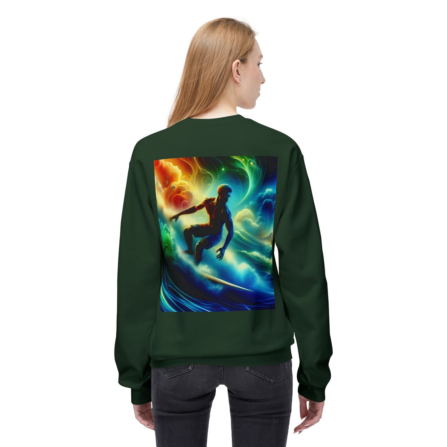 Juicy Clams Unisex Midweight Fleece Crewneck Sweatshirt (D038)