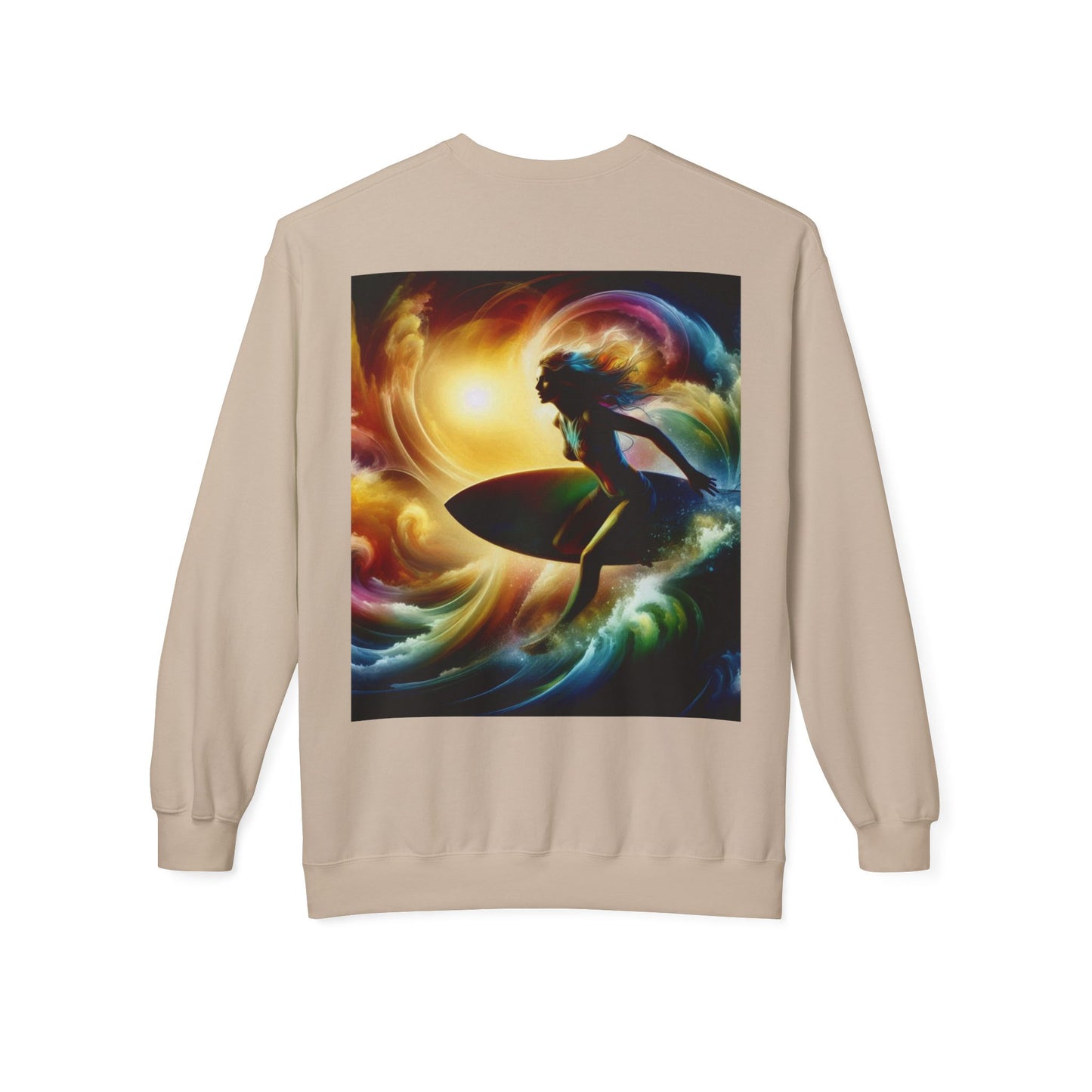 Juicy Clams Unisex Midweight Fleece Crewneck Sweatshirt (D008)