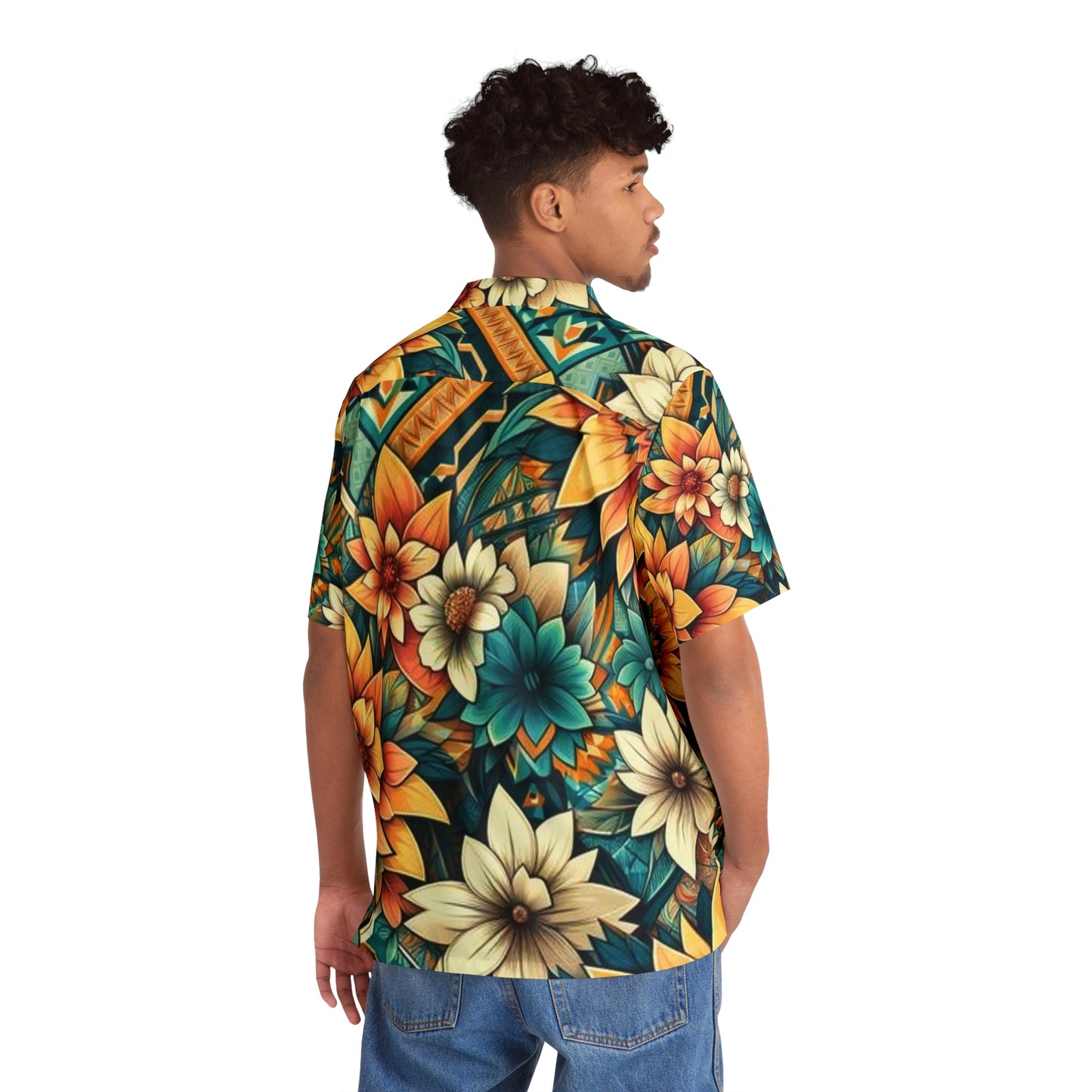 Juicy Clams Men's Hawaiian Shirt (1023)