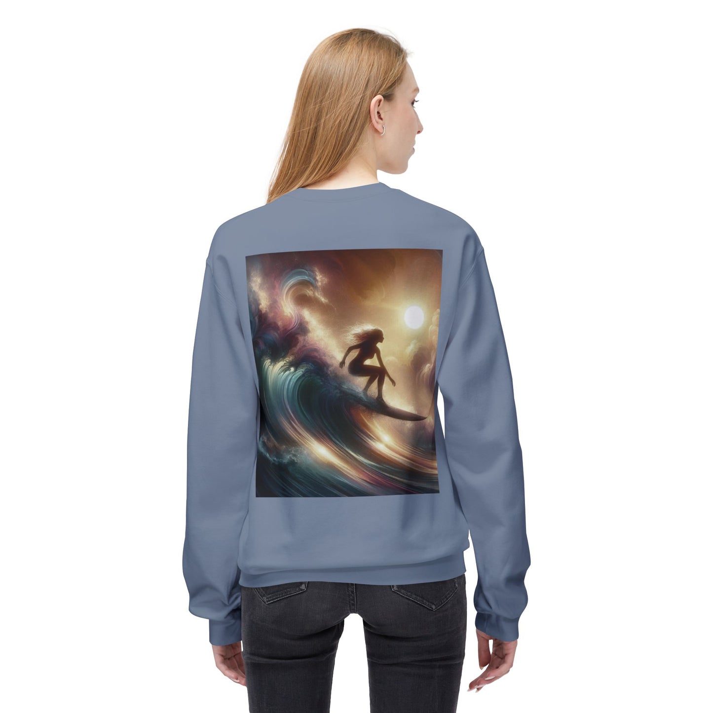 Juicy Clams Unisex Midweight Fleece Crewneck Sweatshirt (V038)