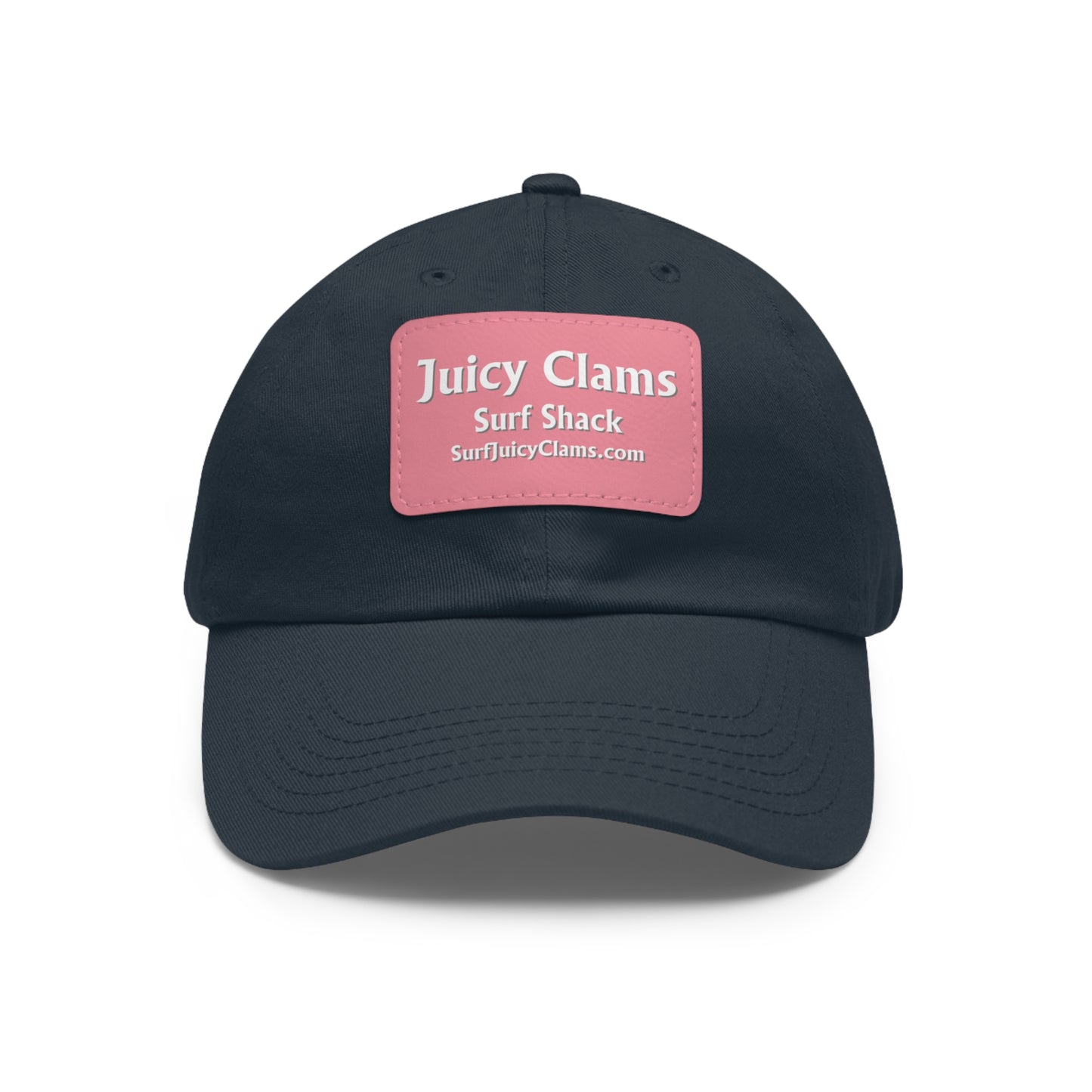 Juicy Clams Ball Cap with Pink Patch