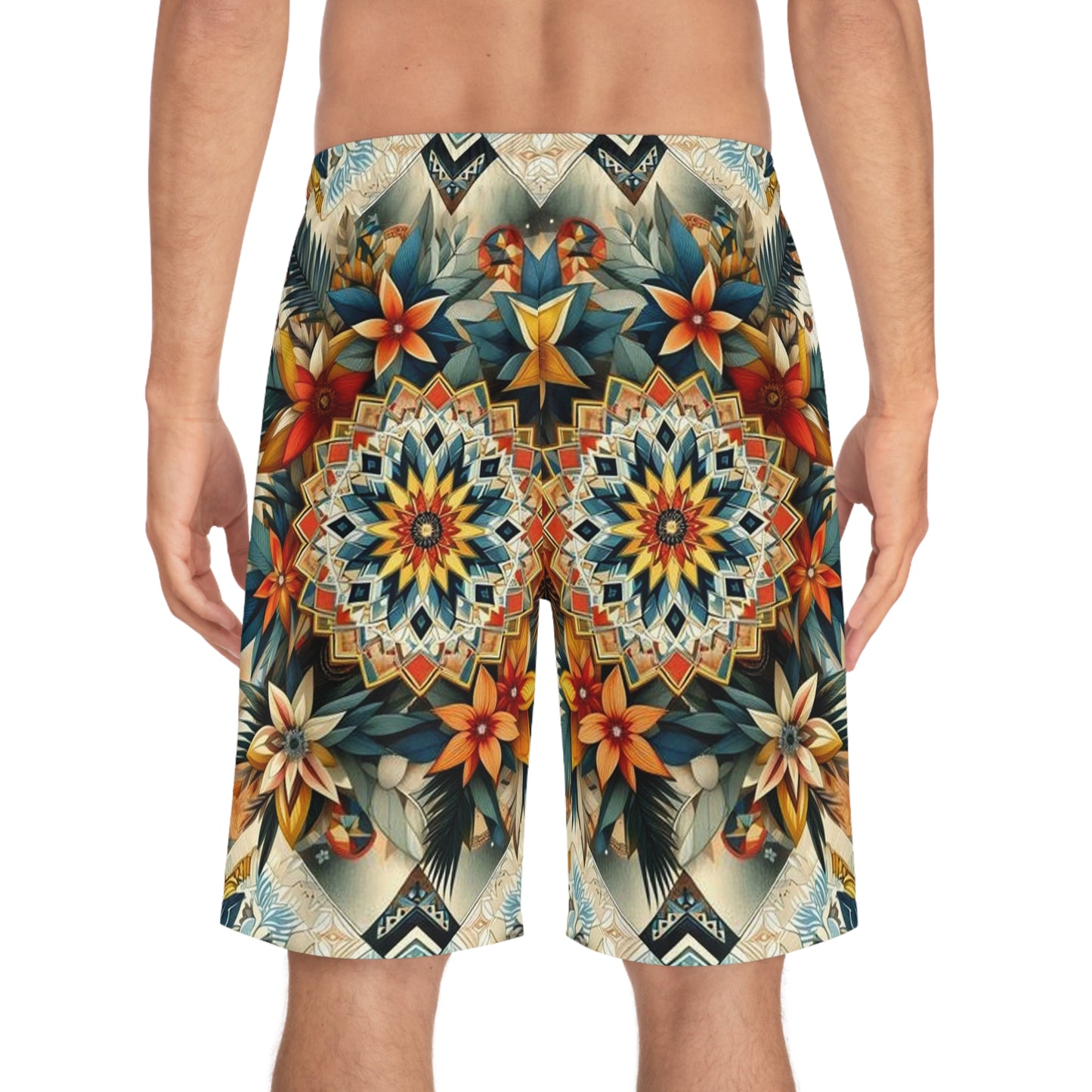 Juicy Clams Men's Board Shorts (H047)