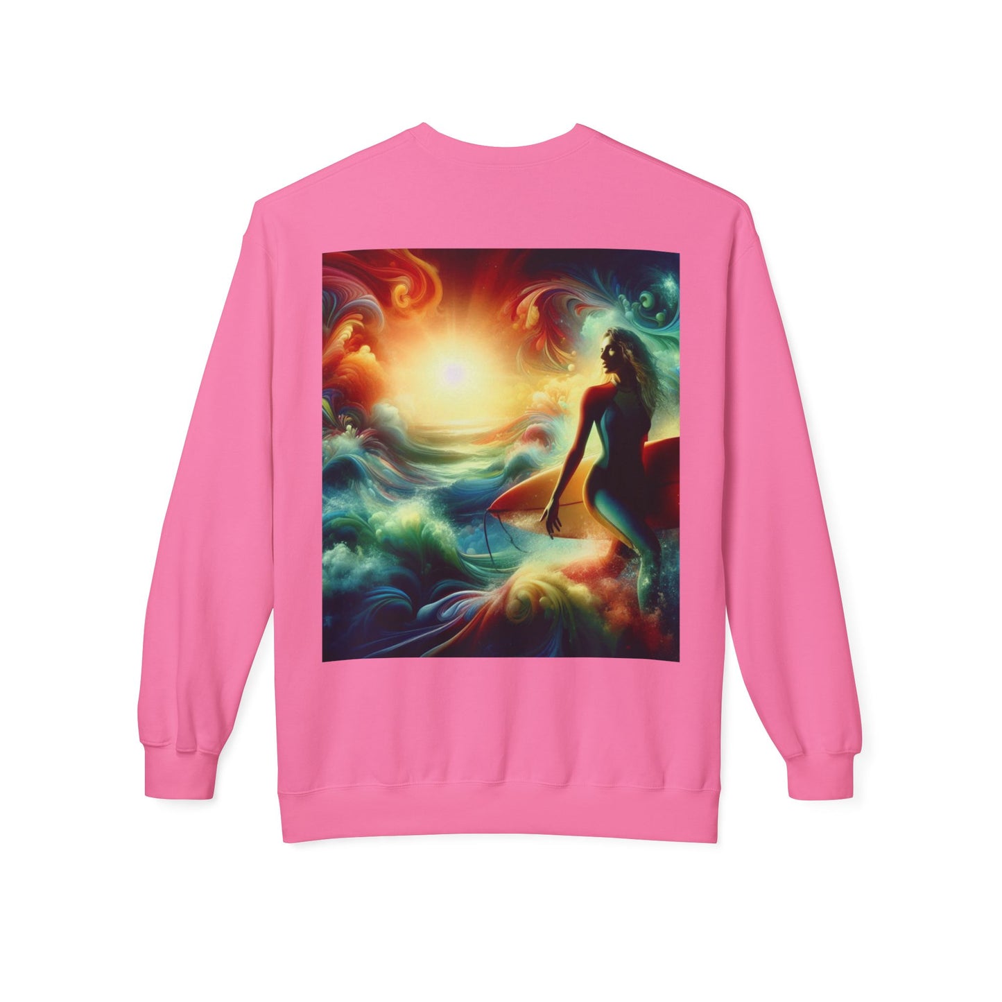 Juicy Clams Unisex Midweight Fleece Crewneck Sweatshirt (D004)