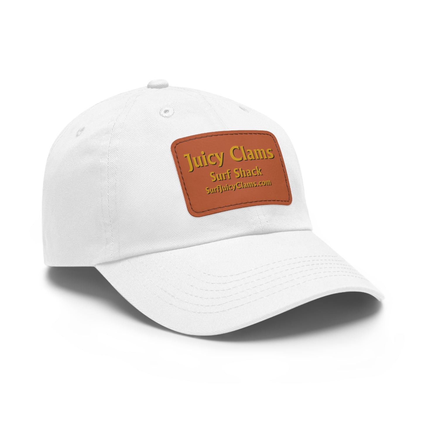 Juicy Clams Ball Cap with Light Brown Patch