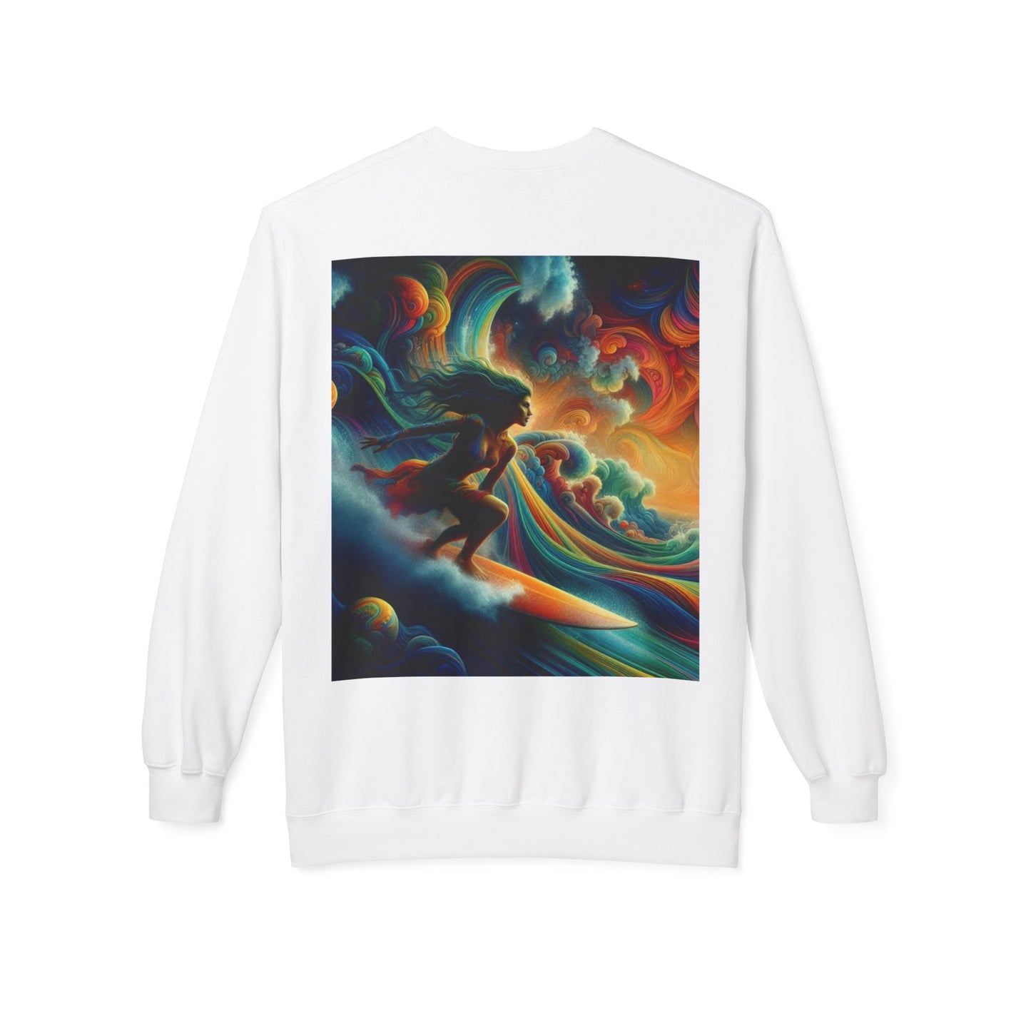 Juicy Clams Unisex Midweight Fleece Crewneck Sweatshirt (D016)