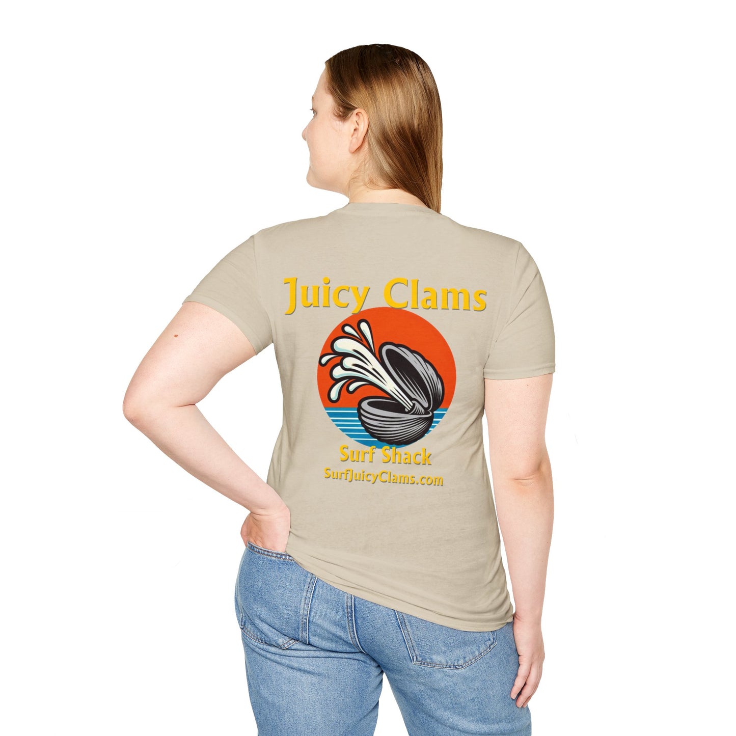 Juicy Clams Unisex Logo T-Shirt (L005)