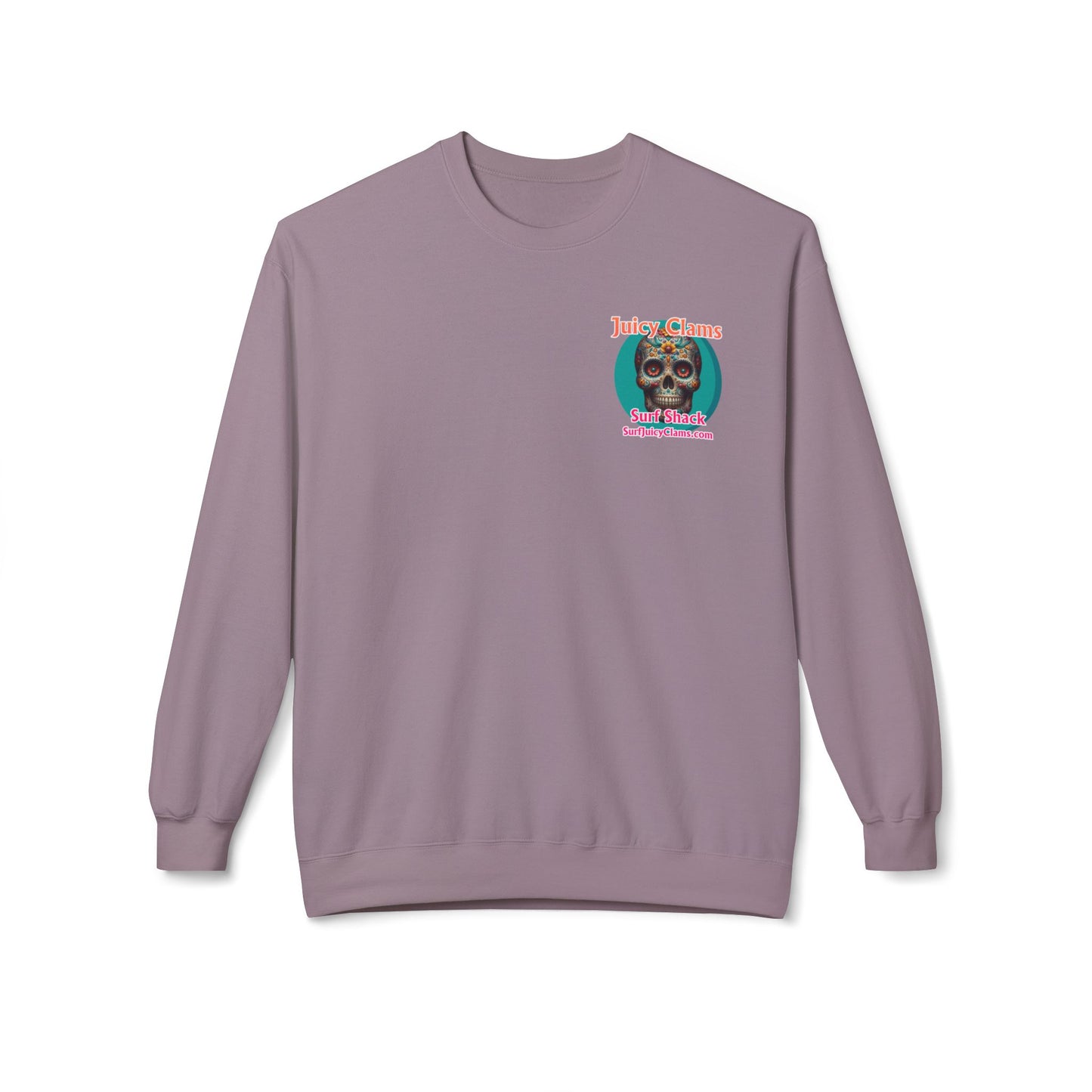 Juicy Clams Unisex Midweight Fleece Crewneck Sweatshirt (L022)