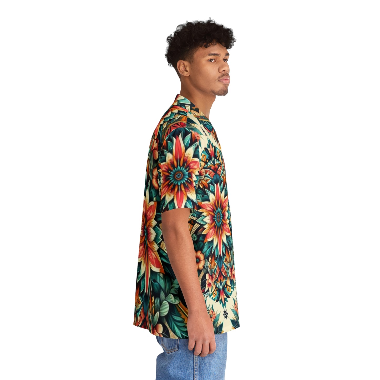 Juicy Clams Men's Hawaiian Shirt (1025)