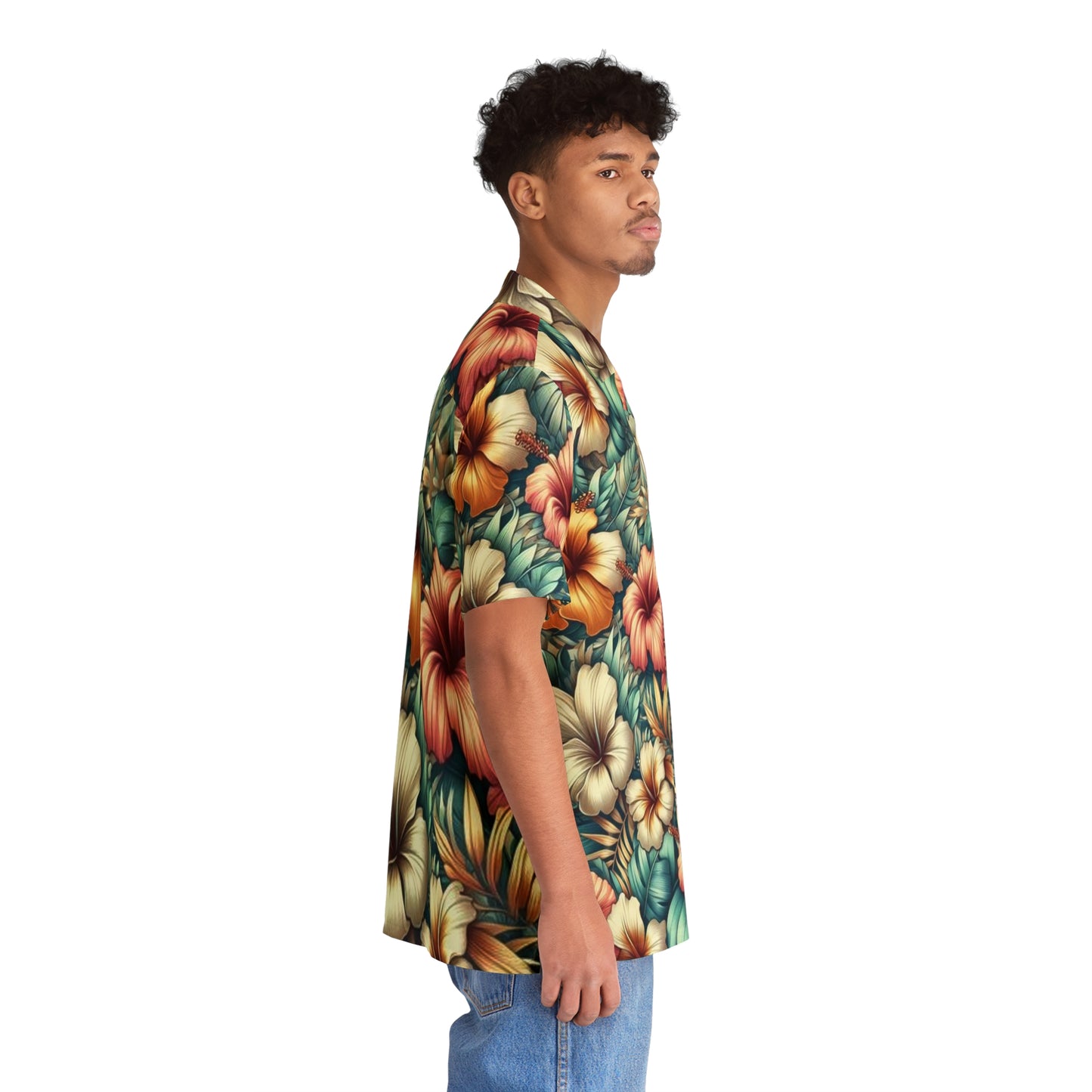 Juicy Clams Men's Hawaiian Shirt (1084)