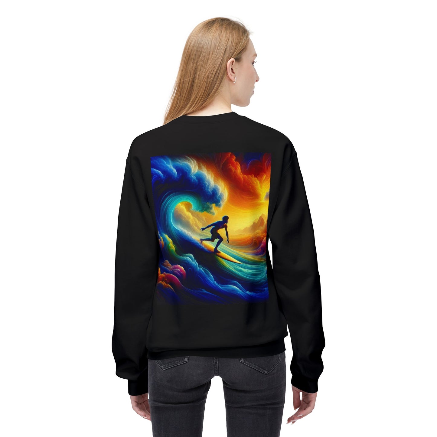 Juicy Clams Unisex Midweight Fleece Crewneck Sweatshirt (D014)