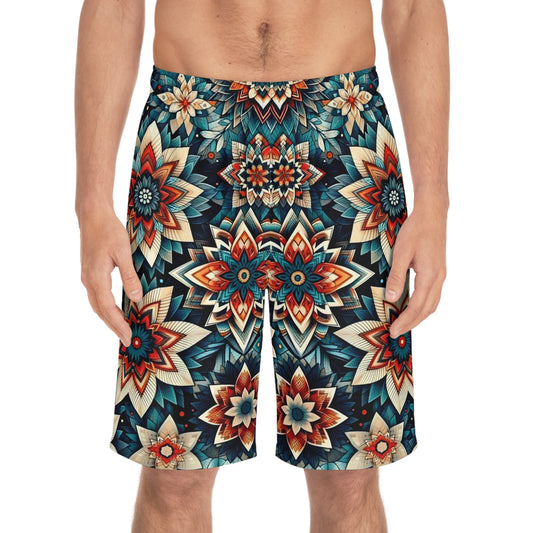 Juicy Clams Men's Board Shorts (H038)
