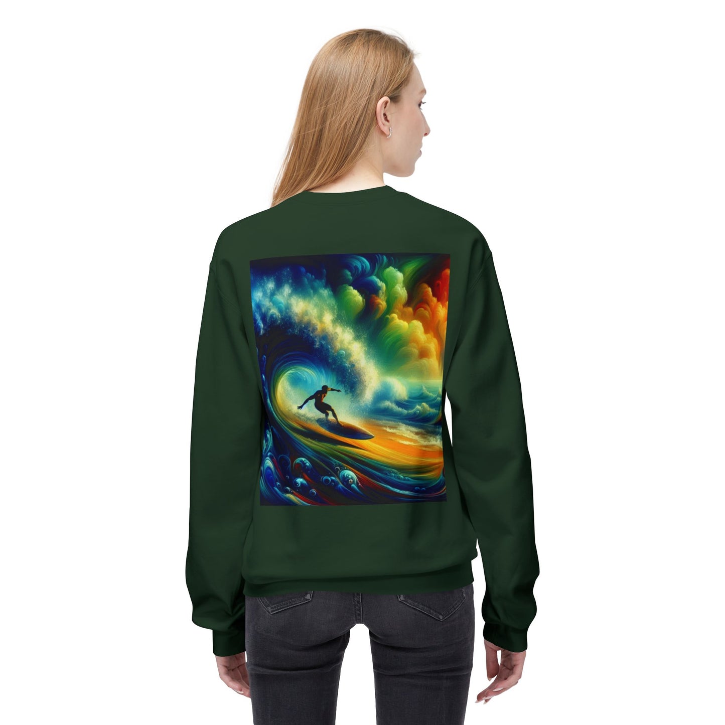 Juicy Clams Unisex Midweight Fleece Crewneck Sweatshirt (D017)