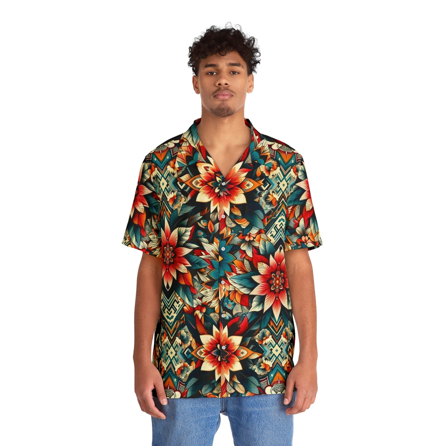 Juicy Clams Men's Hawaiian Shirt (1024)